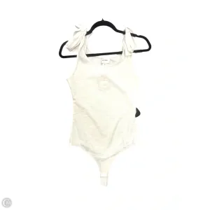 Bodysuit By Clothes Mentor In White, Size: S