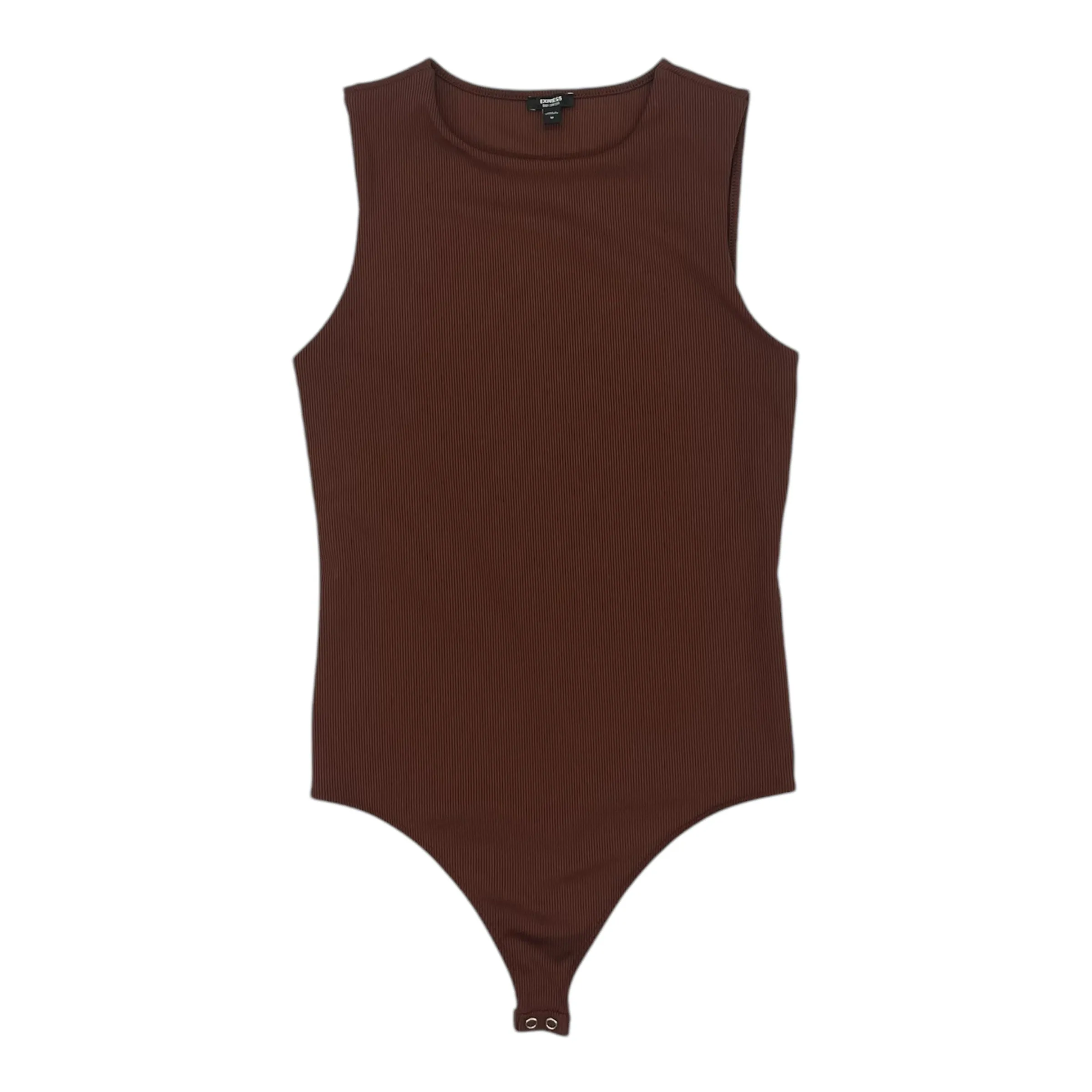 Bodysuit By Express In Brown, Size:M