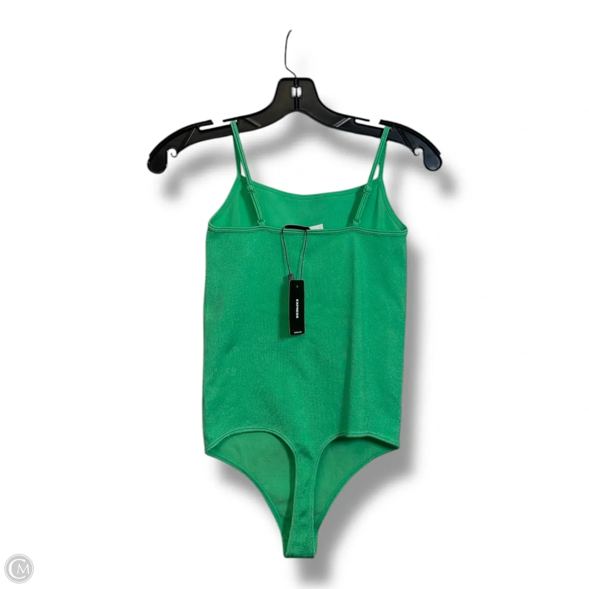 Bodysuit By Express In Green, Size: S