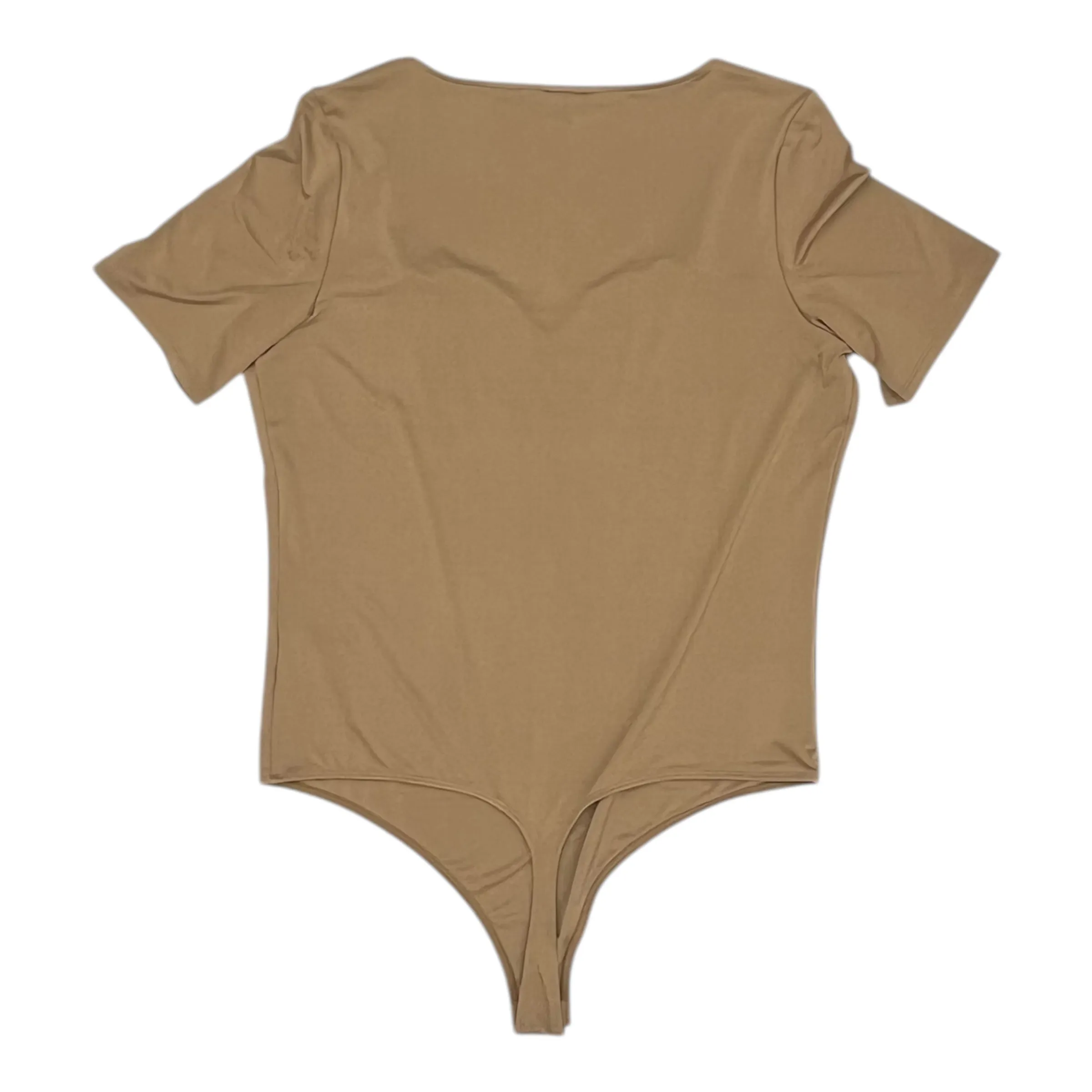 Bodysuit By Express In Tan, Size:Xl
