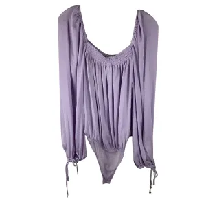 Bodysuit By Free People In Purple, Size: M
