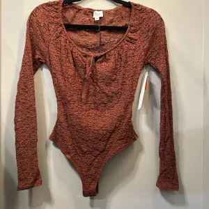 Bodysuit By Le Lis In Brown, Size: Xs