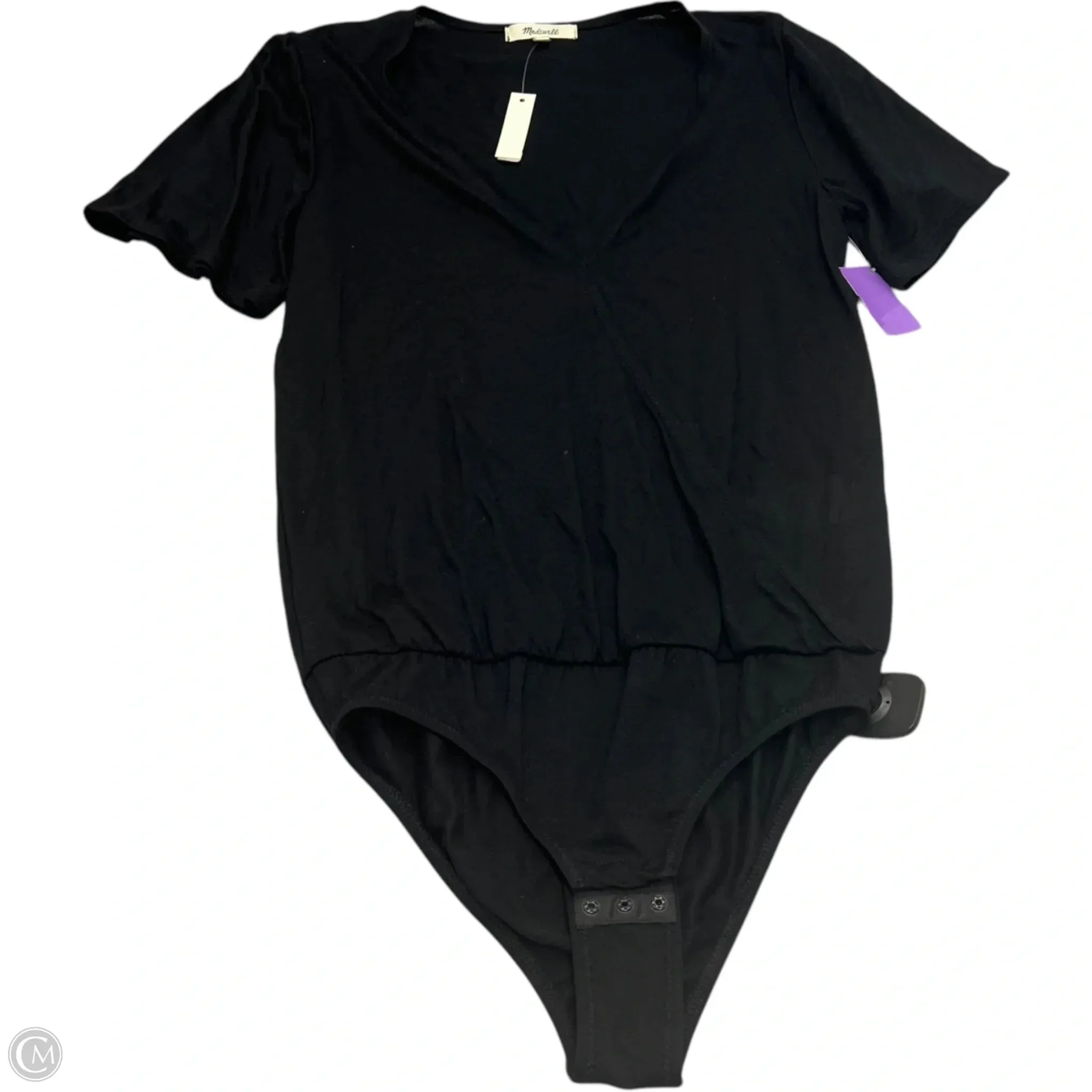 Bodysuit By Madewell In Black, Size: S