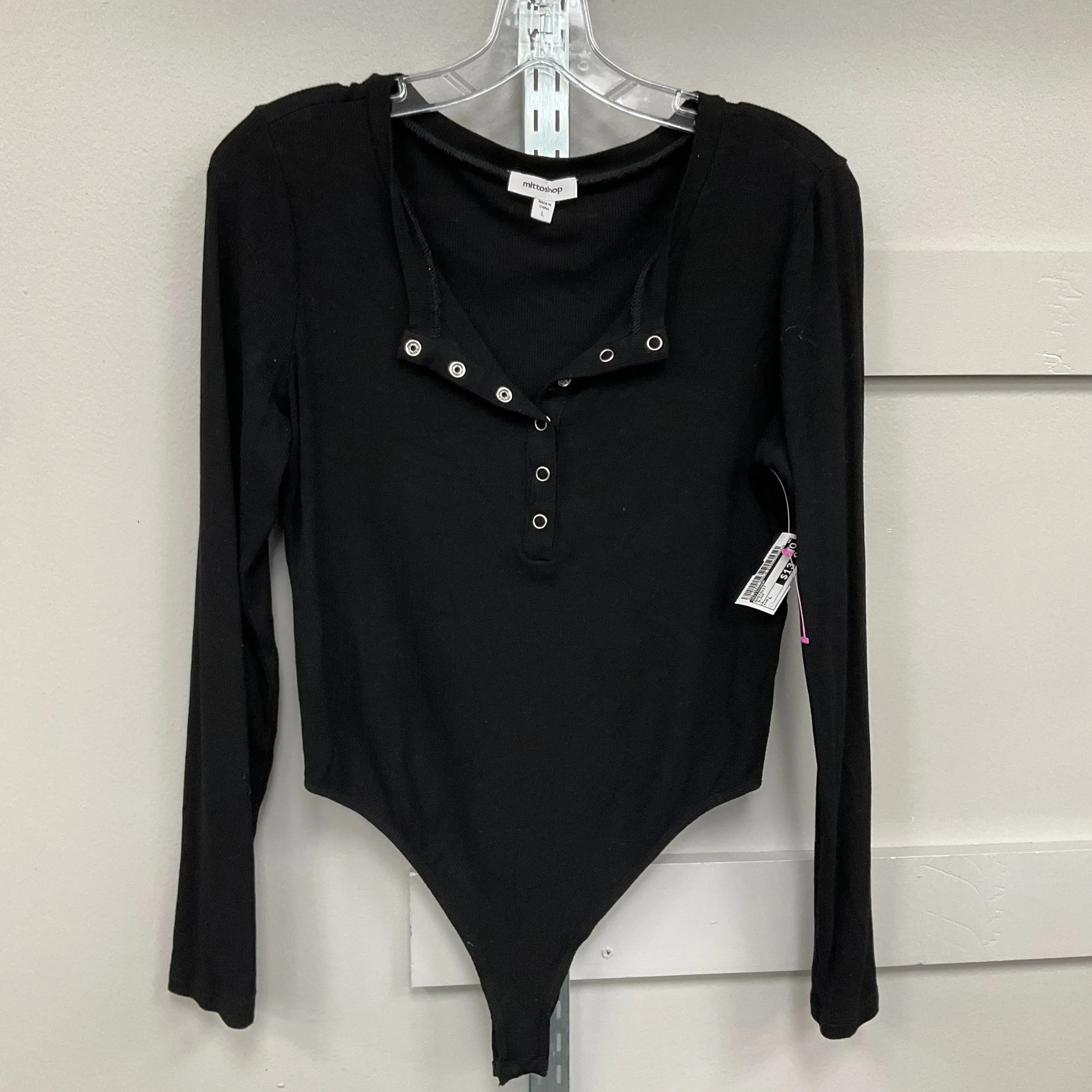 BODYSUIT by MITTOSHOP In BLACK, Size: L