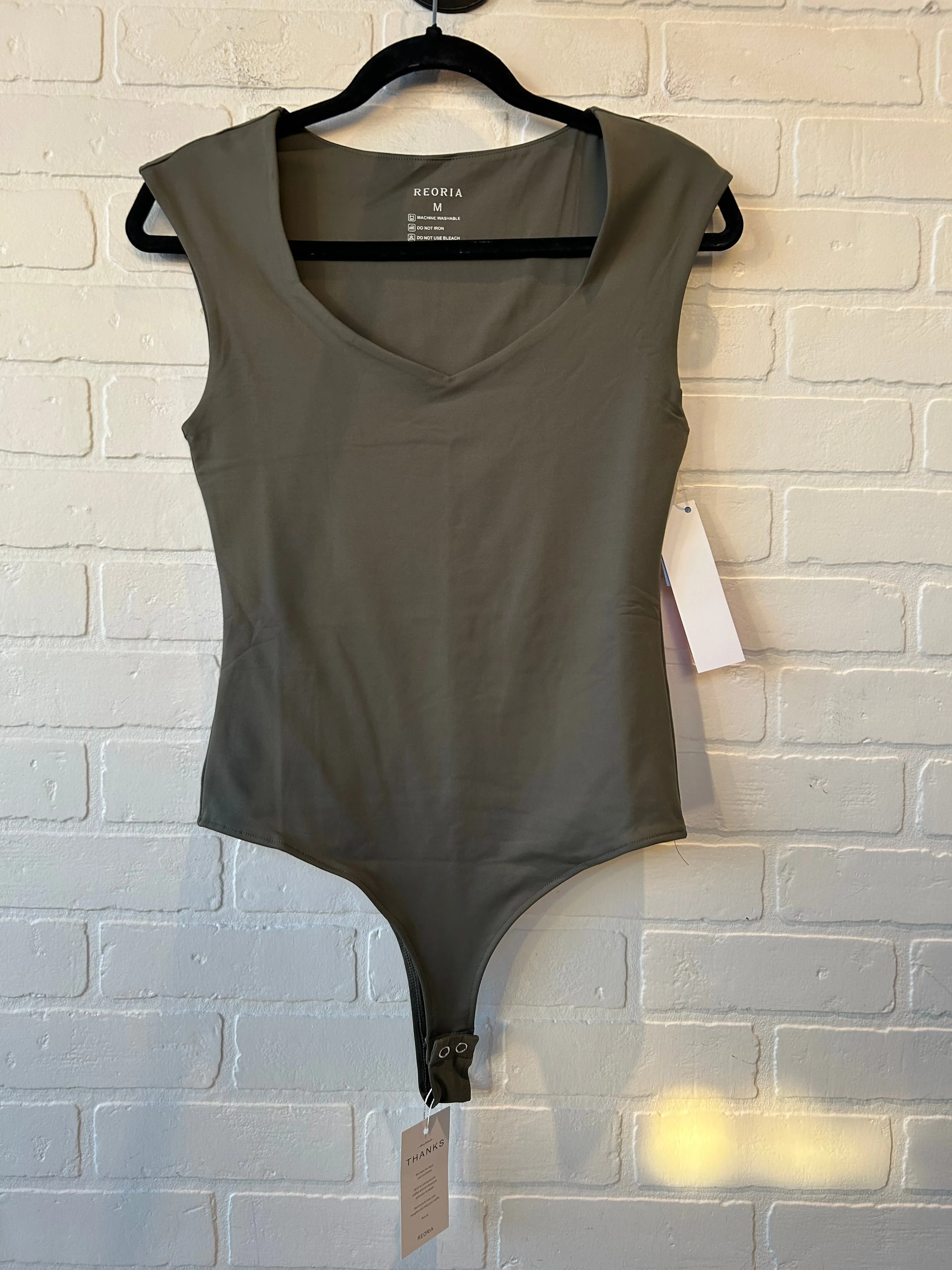 Bodysuit By reoria In Green, Size: M