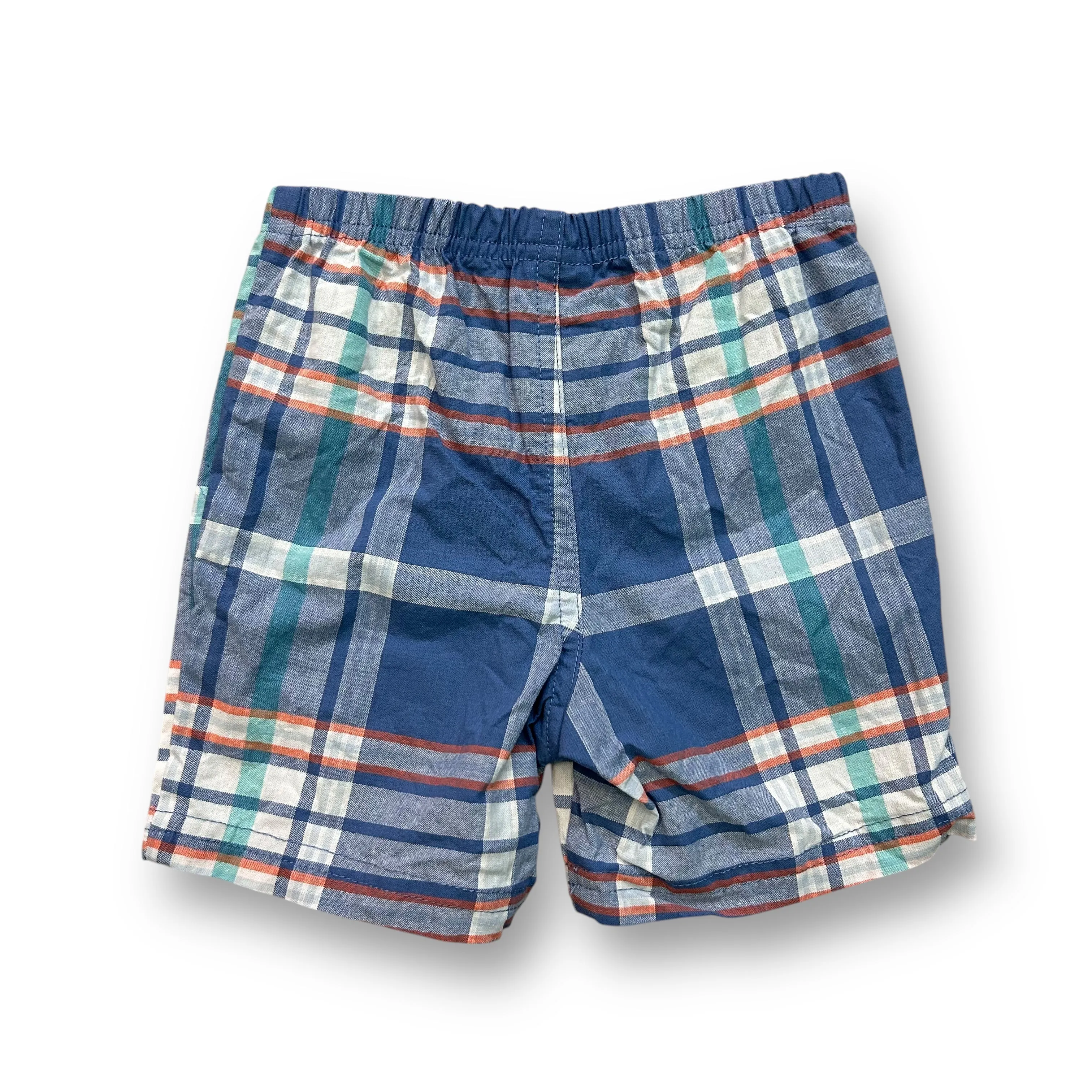 Boys Carter's Size 18 Month Blue Plaid Comfy Shorts