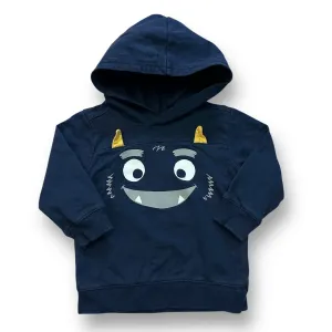 Boys Carter's Size 18 Months Navy 3D Monster Hoodie Shirt