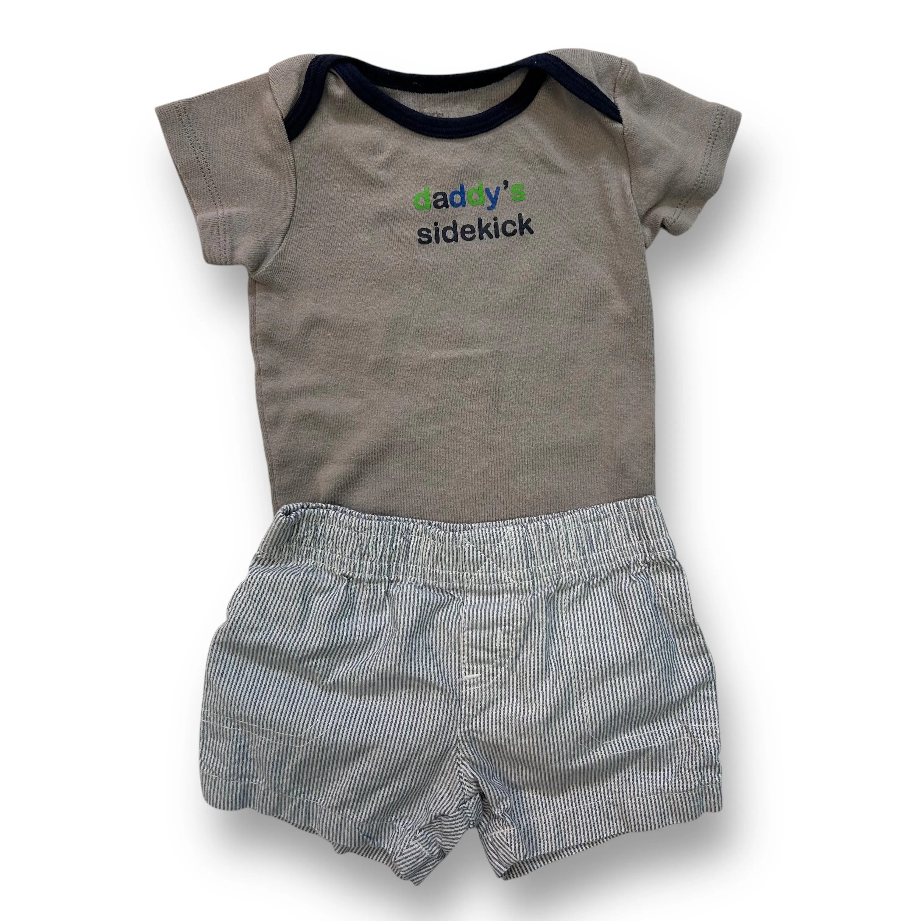 Boys Carter's Size 9 Months Daddy's Sidekick 2-Pc Outfit