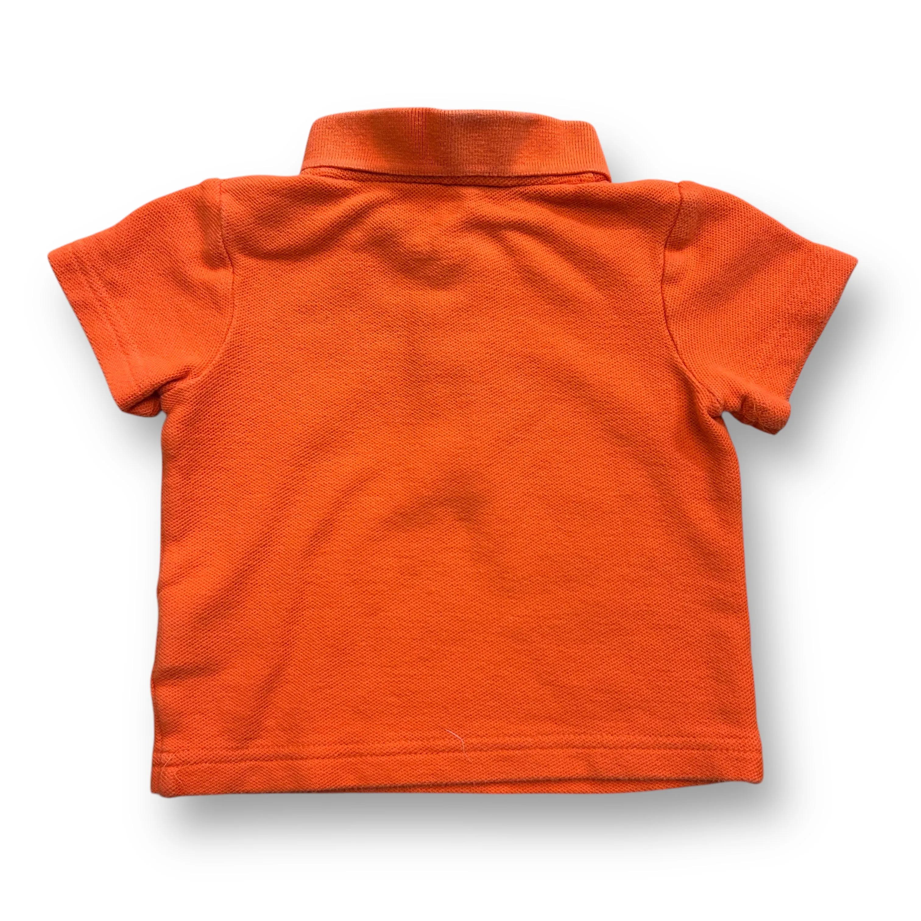 Boys Carter's Size 9 Months Orange Embroidered All Star Polo Shirt