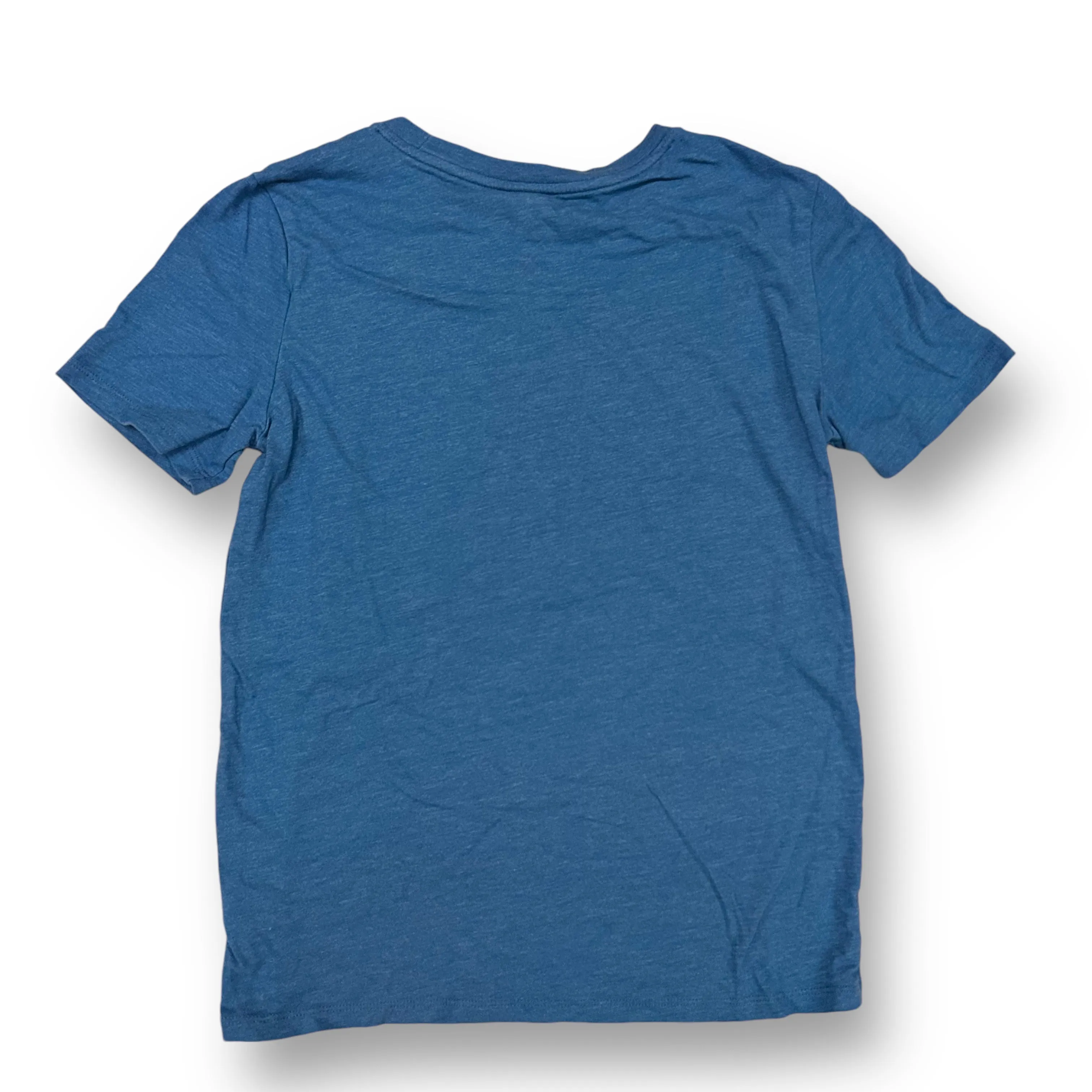 Boys Cat & Jack Size 12/14 L Blue Baseball Short Sleeve Shirt