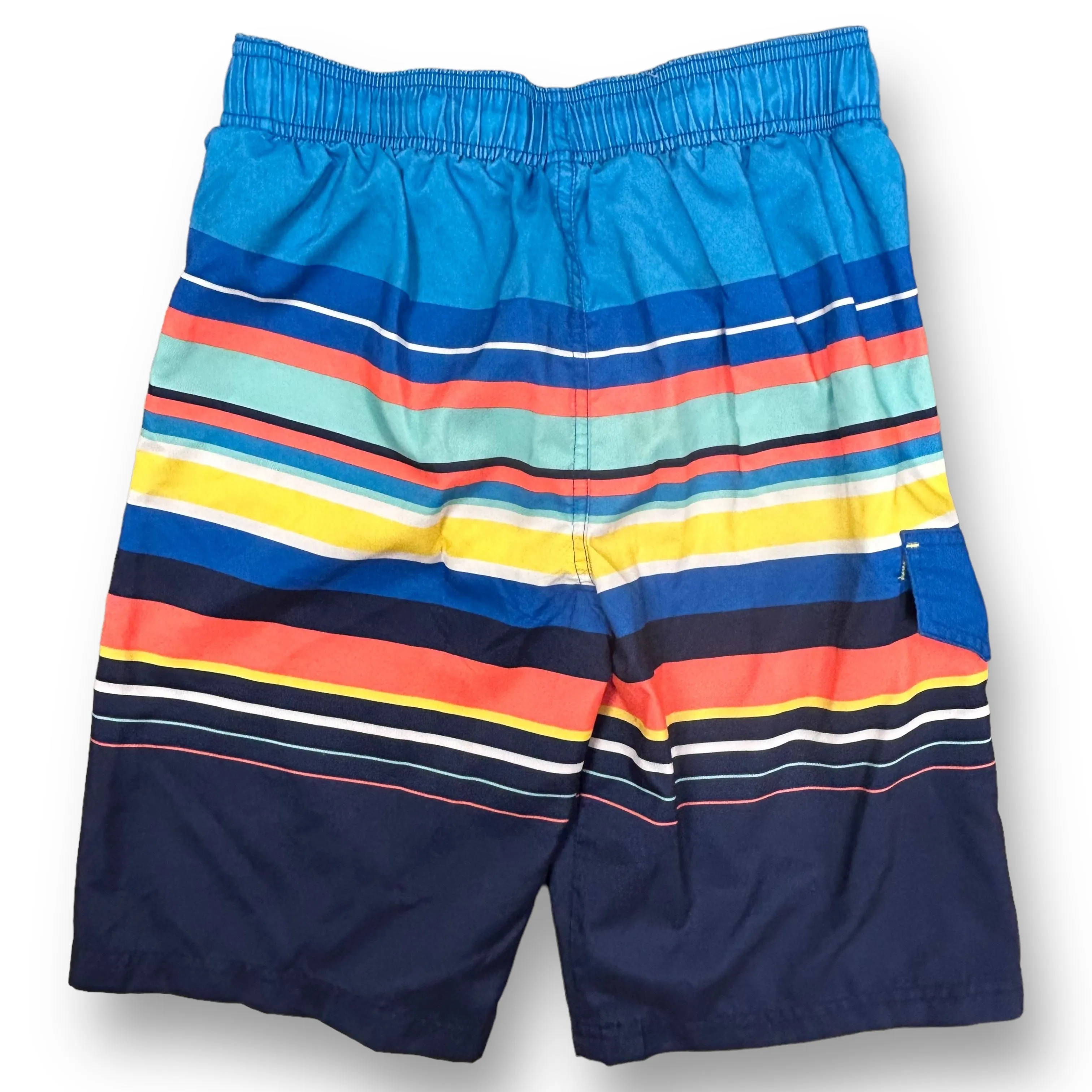 Boys Cat & Jack Size 16 YXL Striped Swim Trunks