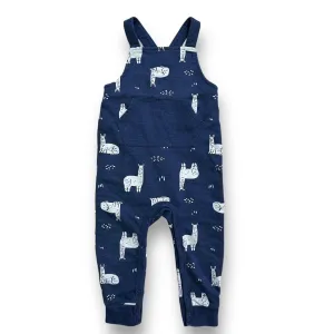 Boys Cat & Jack Size 18 Months Dark Blue Animal Print Overalls