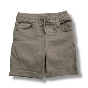Boys Cat & Jack Size 3T Light Beige Denim Stretch Waist Shorts