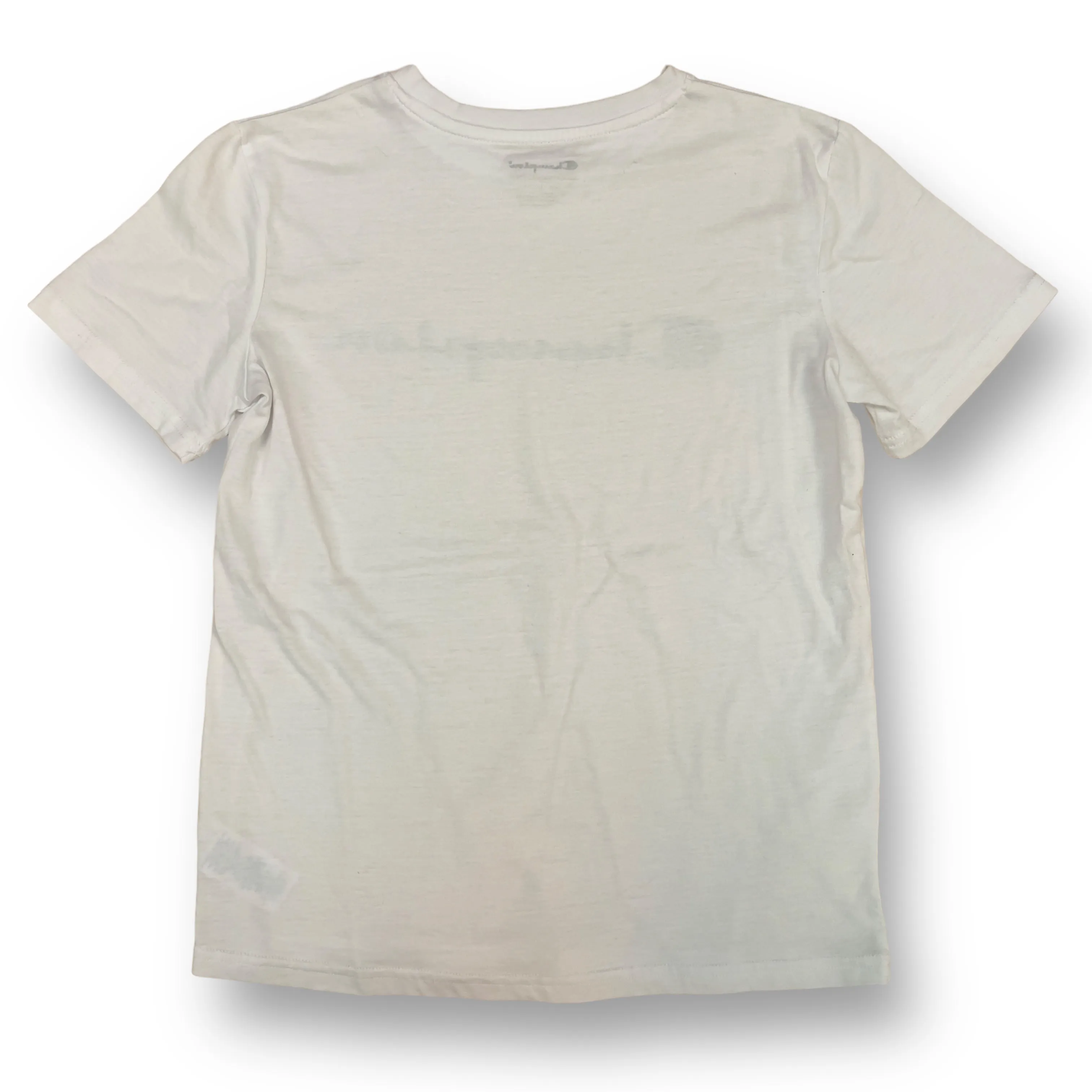 Boys Champion Size 11/12 YLG White Short Sleeve Tee