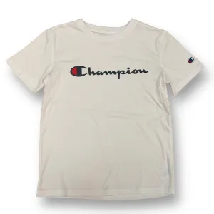 Boys Champion Size 11/12 YLG White Short Sleeve Tee