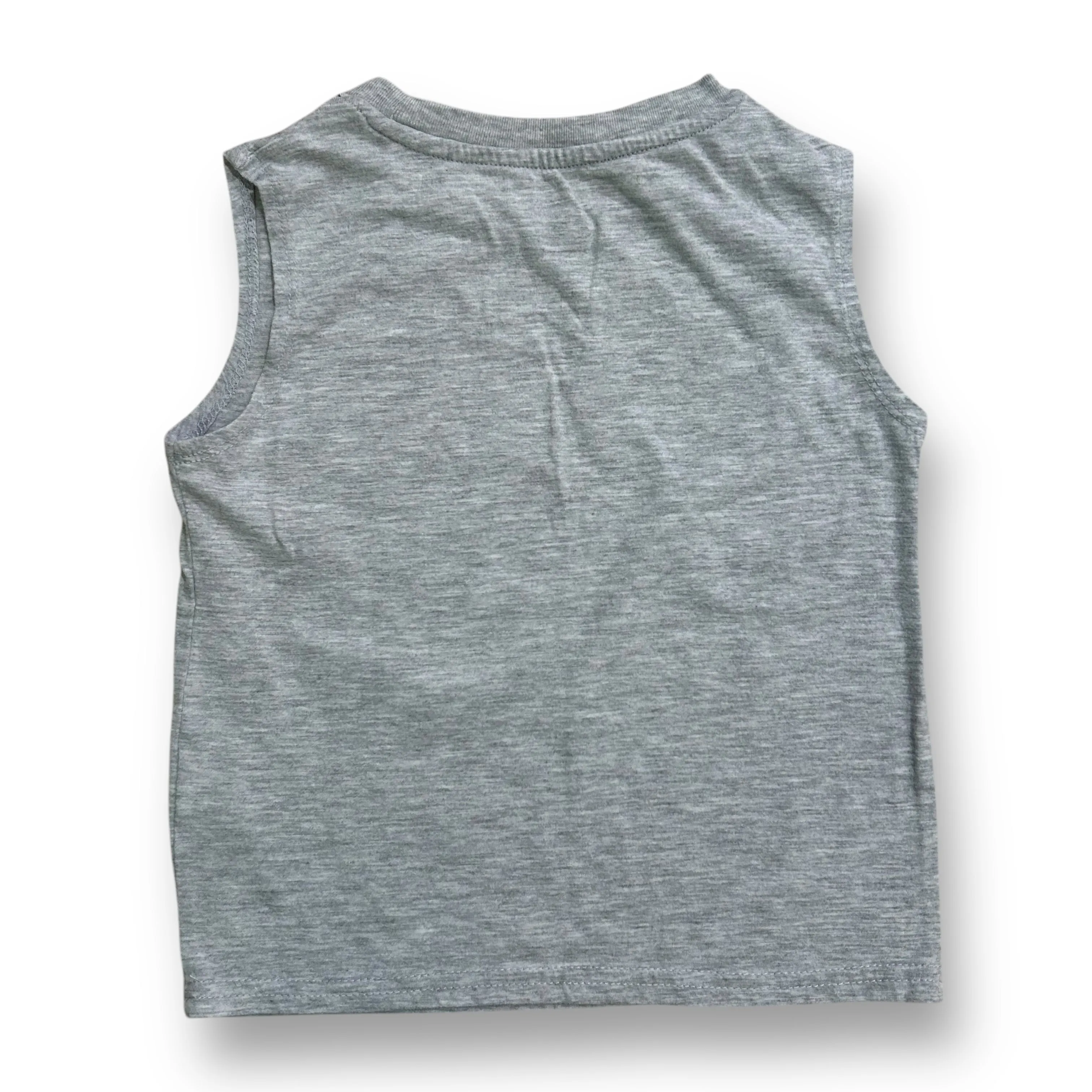 Boys Champion Size 4T Light Gray Graphic Print Tank