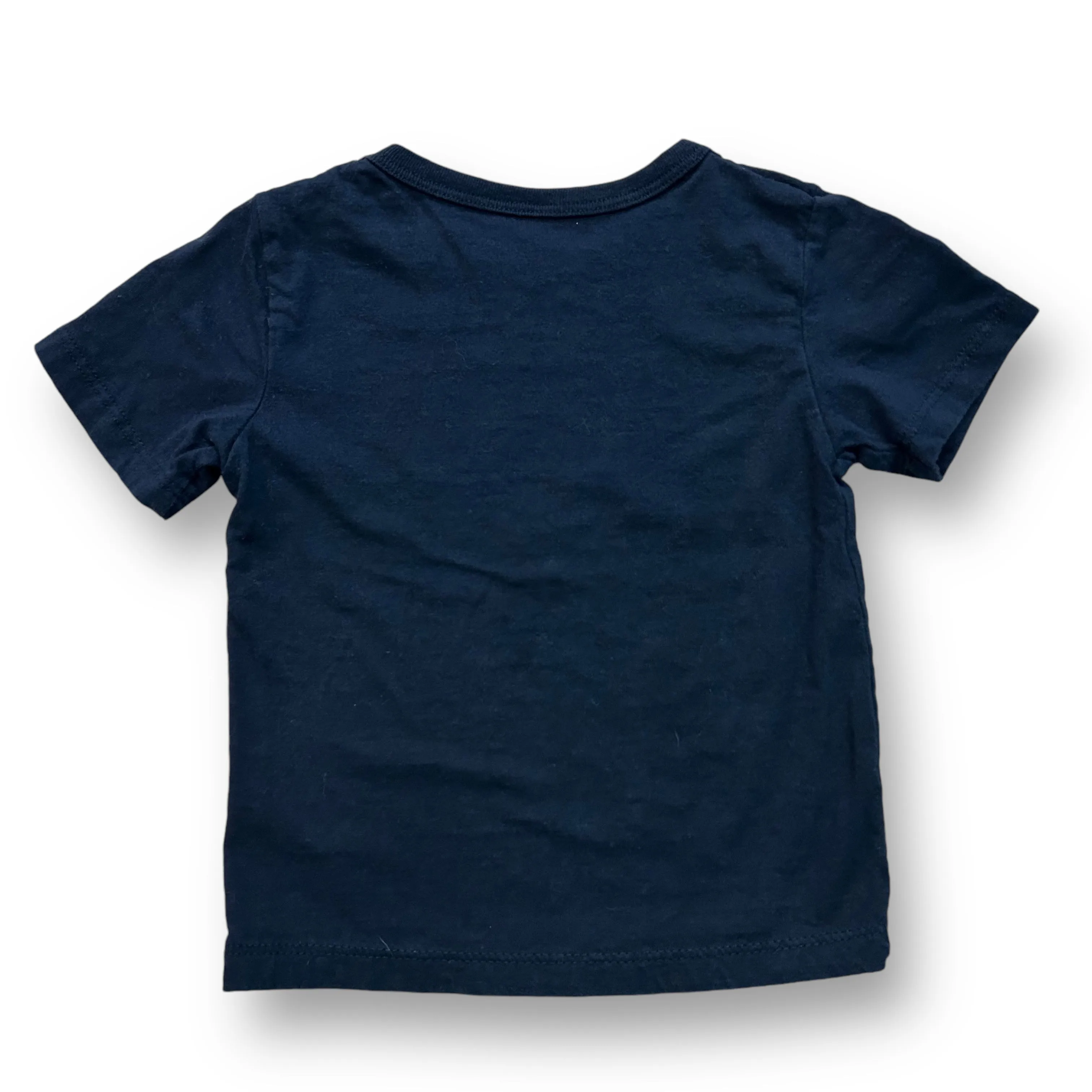 Boys Children's Place Size 12-18 Months Black Short Sleeve Shirt