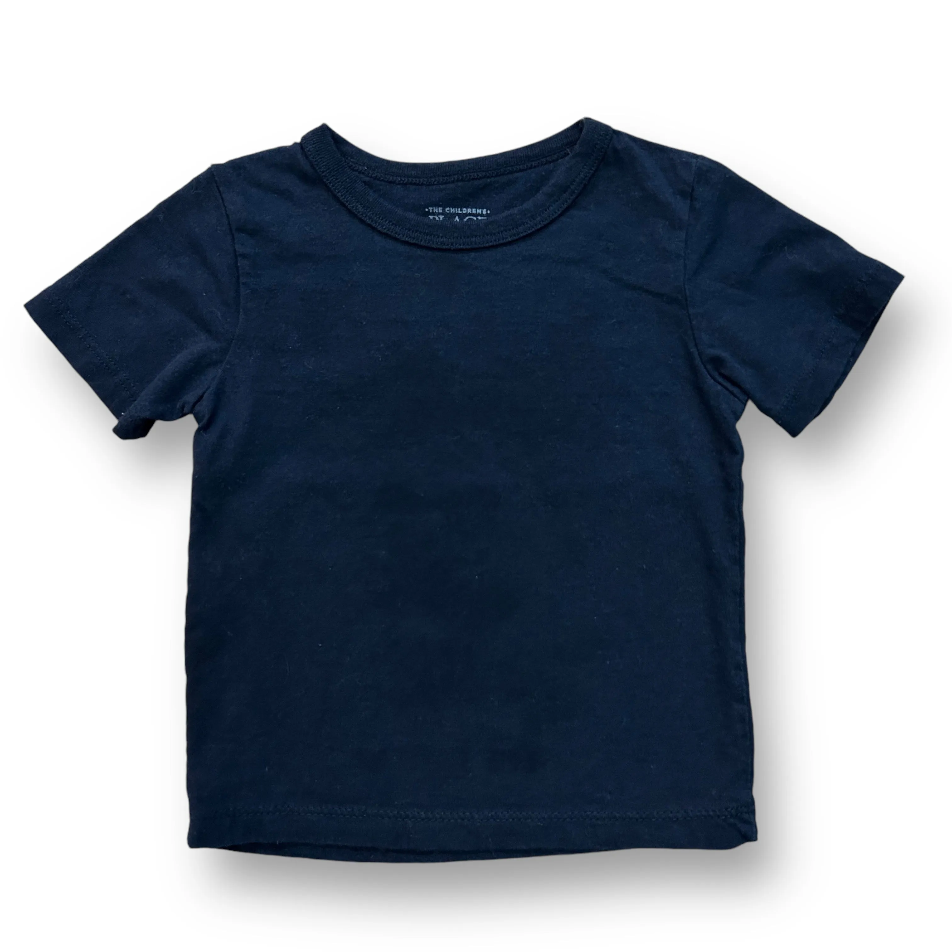 Boys Children's Place Size 12-18 Months Black Short Sleeve Shirt