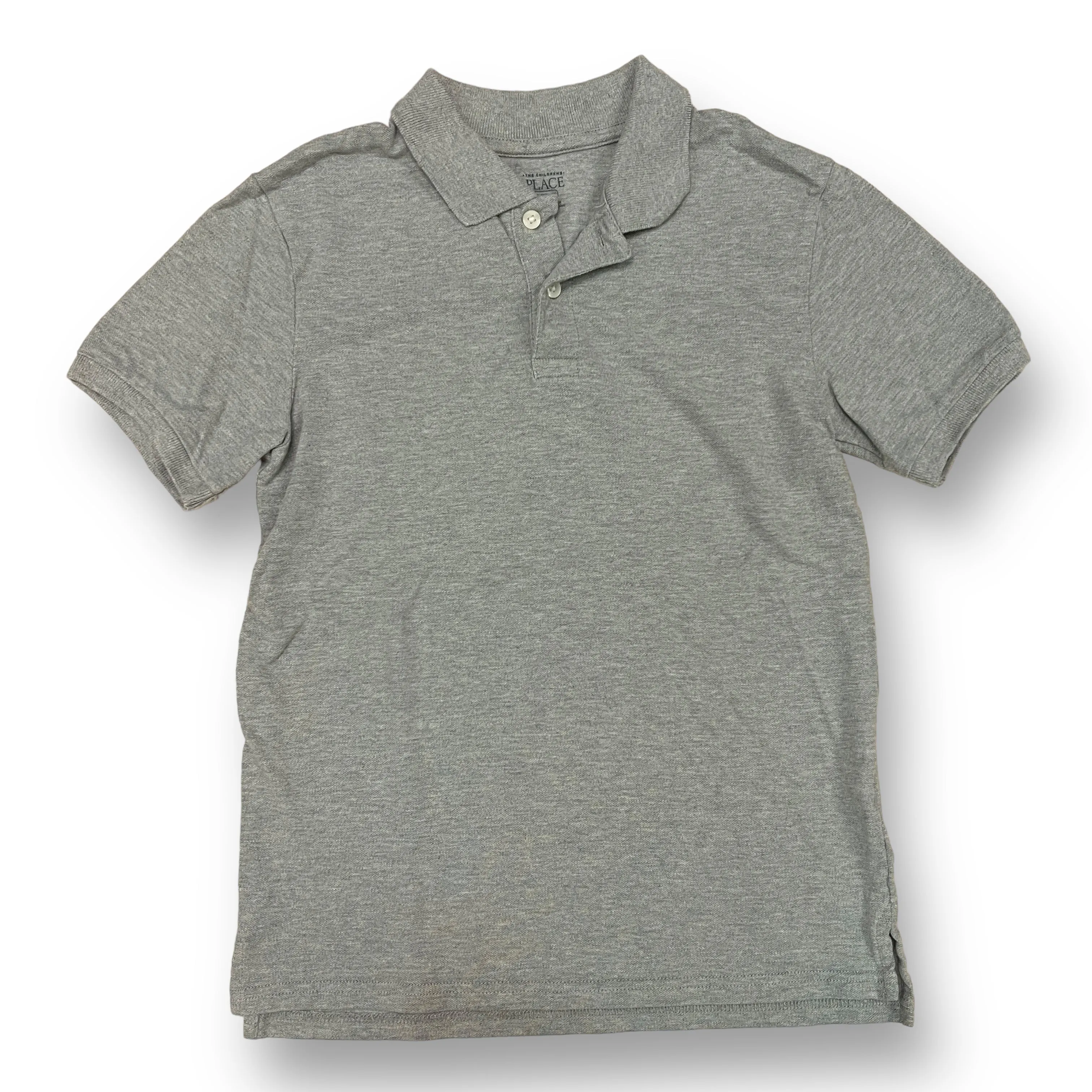Boys Children's Place Size 14 Gray Short Sleeve Polo Shirt