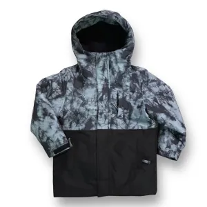 Boys Children's Place Size 4 Black/Gray Winter Coat with Zip-Out Liner