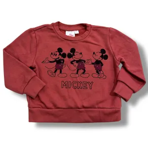 Boys Disney Junior Size 2T Everyday Mickey Mouse Sweatshirt