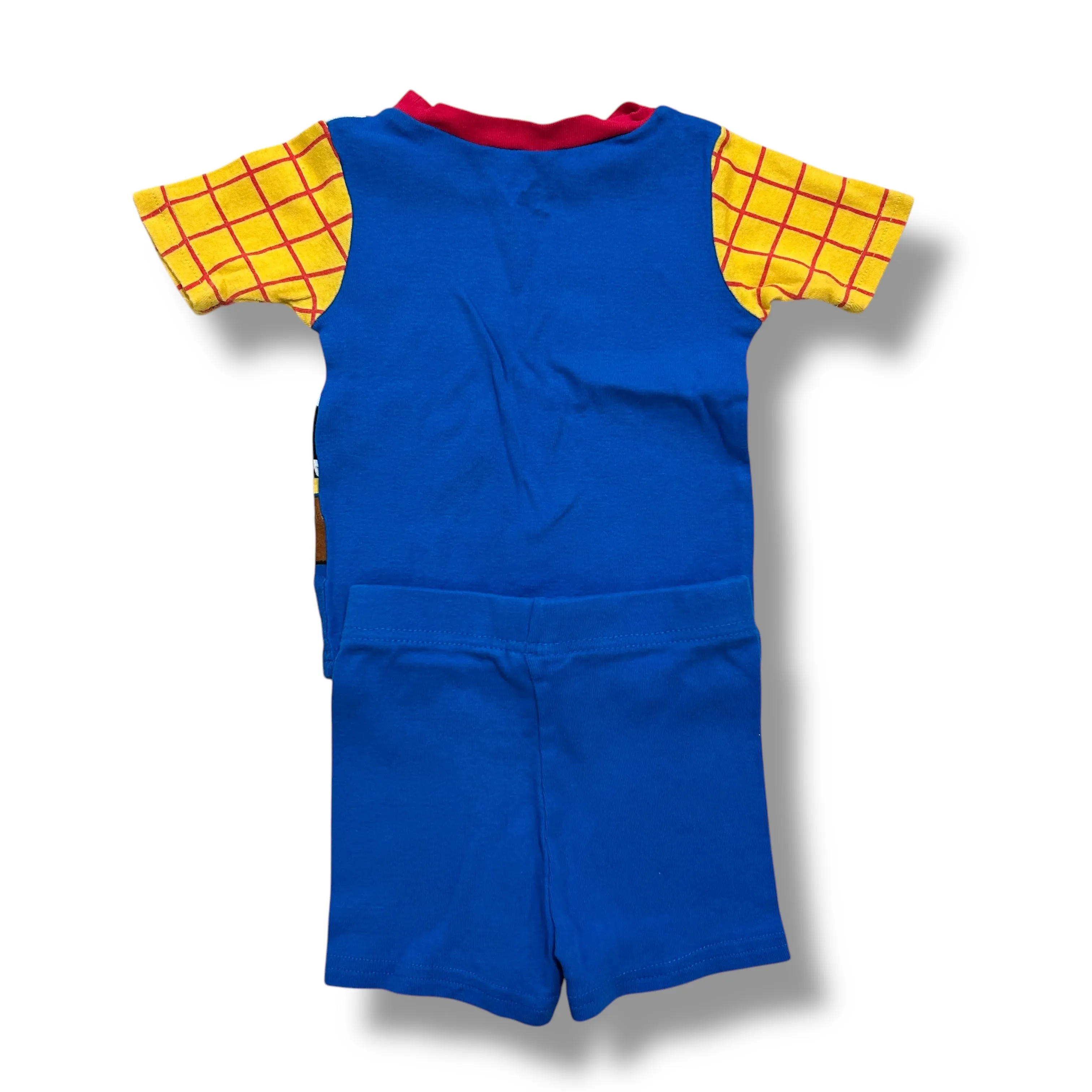 Boys Disney Pixar Size 3T Sheriff Woody 2-Piece Short Sleeve Pajamas