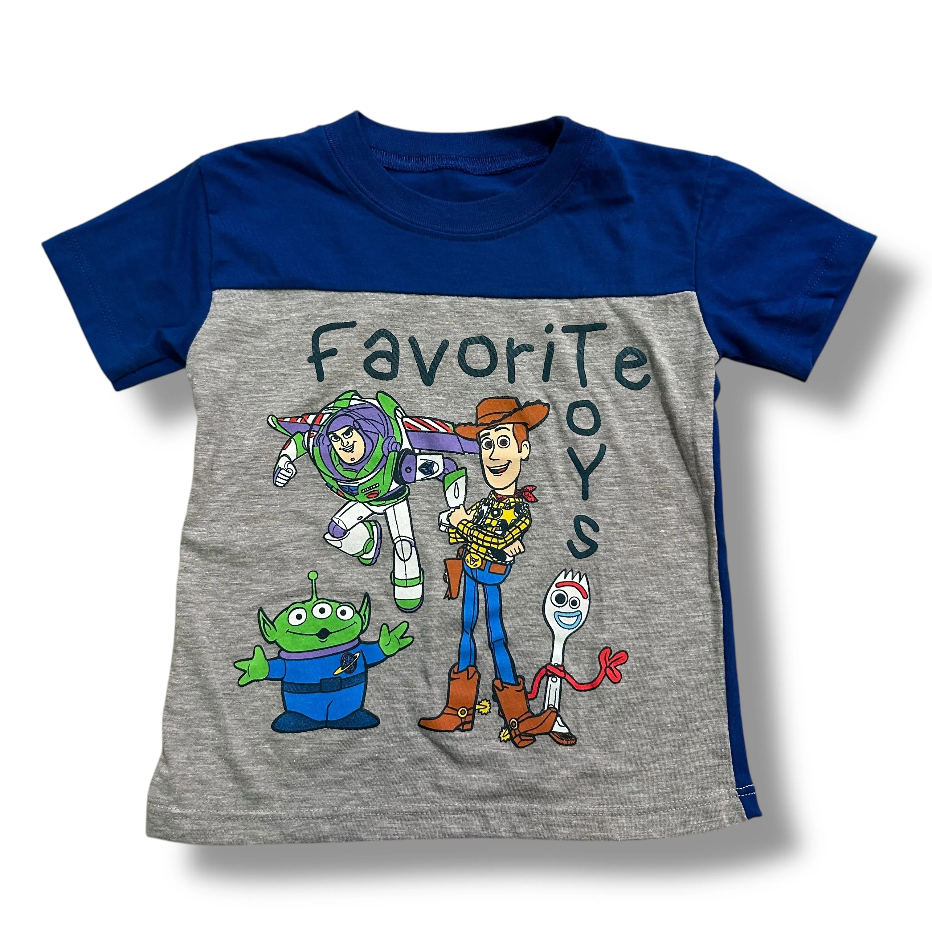 Boys Disney Pixar Toy Story Size 2T Buzzy & Woody Tee