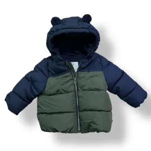 Boys Gap Size 6-12 Months Navy & Hunter Green Winter Coat