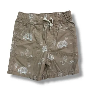 Boys Garanimals Size 2T Lightweight Khaki Print Pull-On Shorts