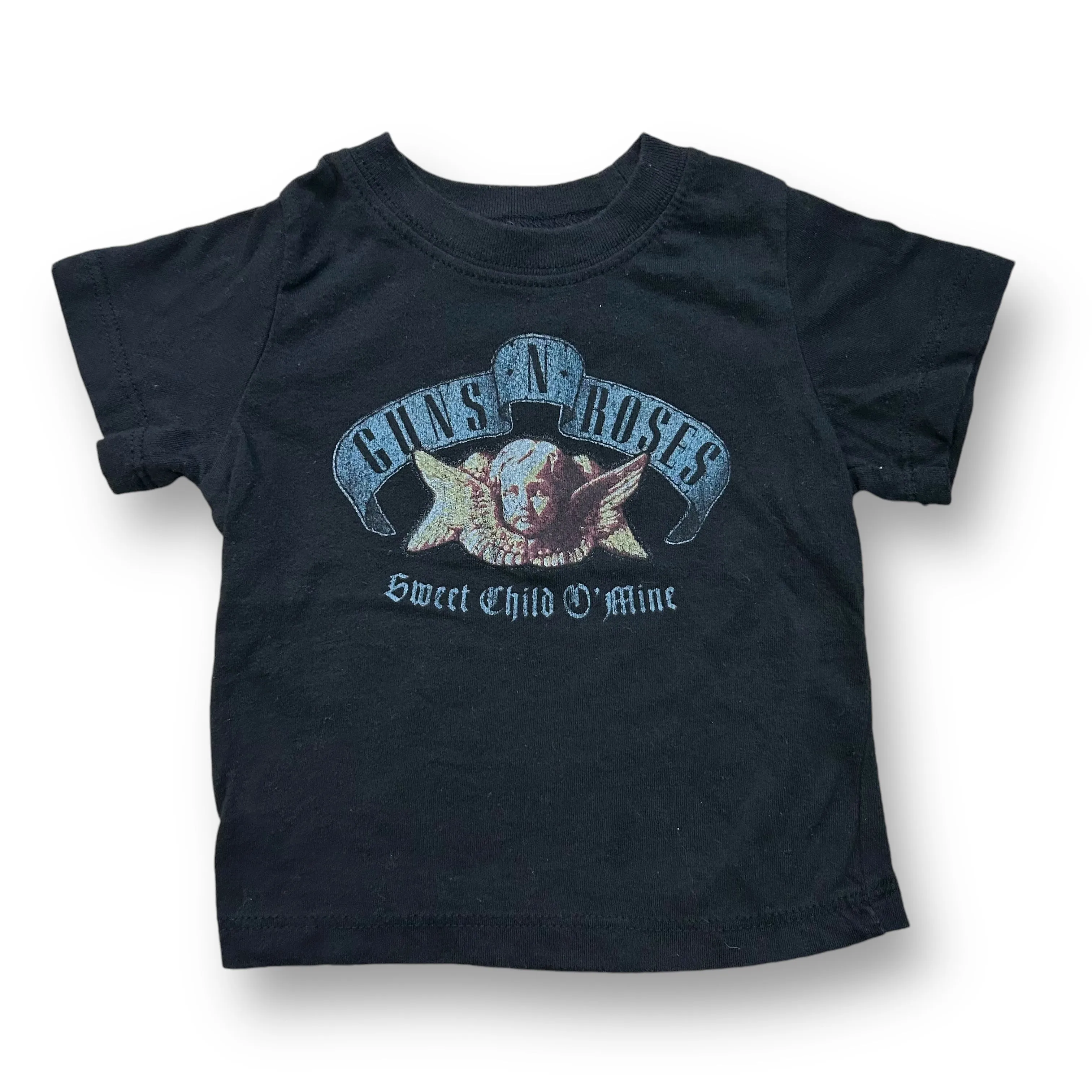 Boys Guns N Roses Size 12 Months Black Graphic Tee