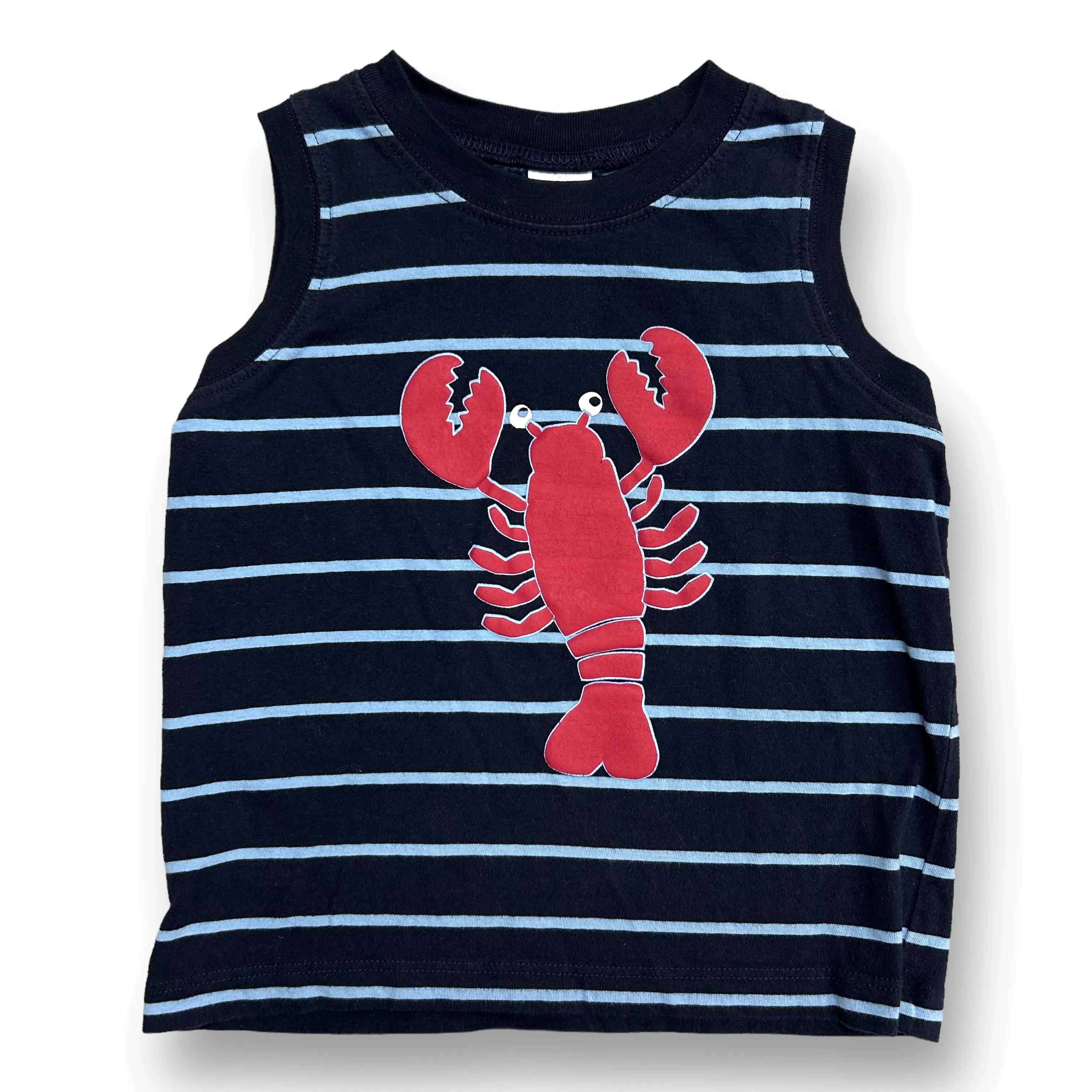 Boys Gymboree Size 2T Navy Lobster Tank Top