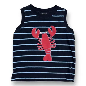 Boys Gymboree Size 2T Navy Lobster Tank Top