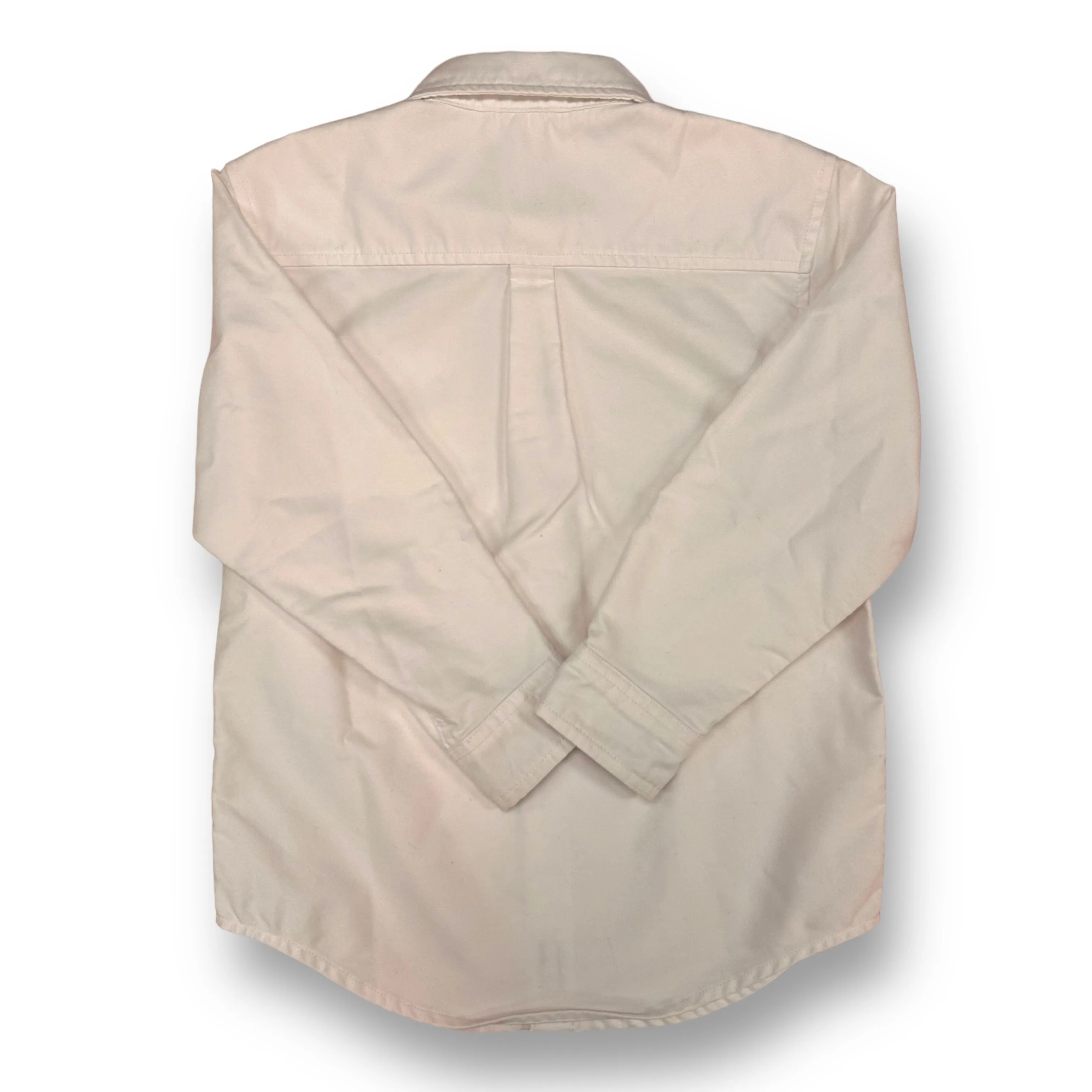 Boys Gymboree Size 5/6 White Long Sleeve Button Down Dress Shirt