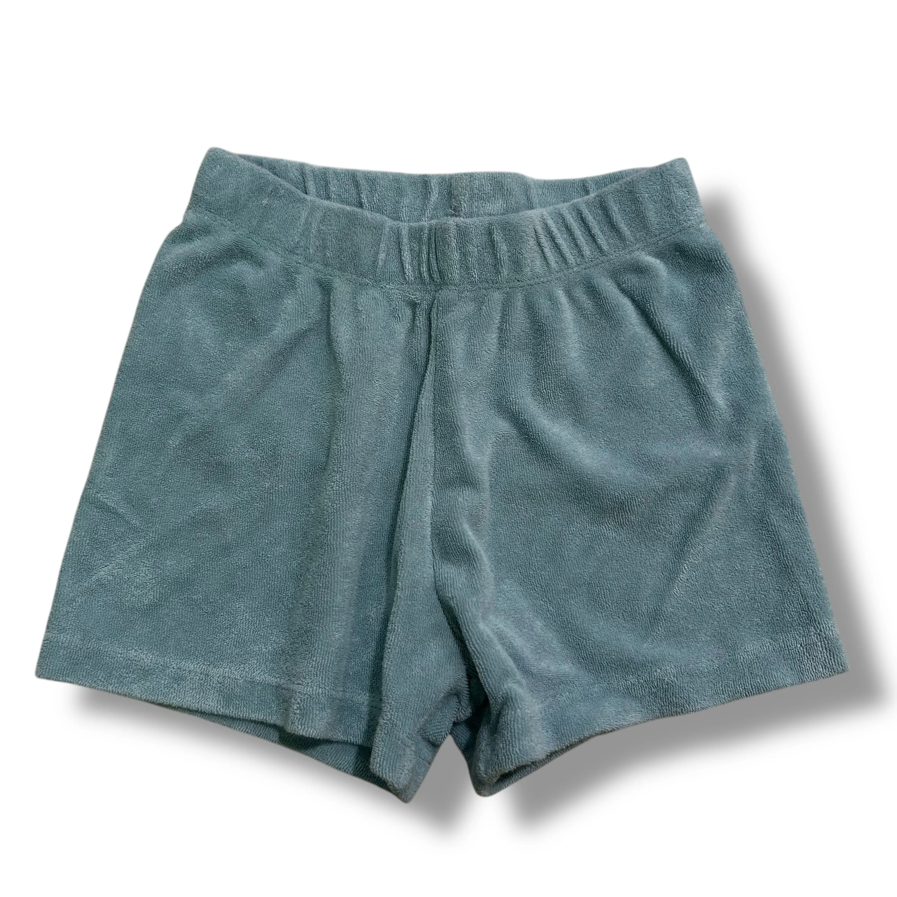 Boys H&M Size 3T Sage Terry Fabric Elastic Band Shorts
