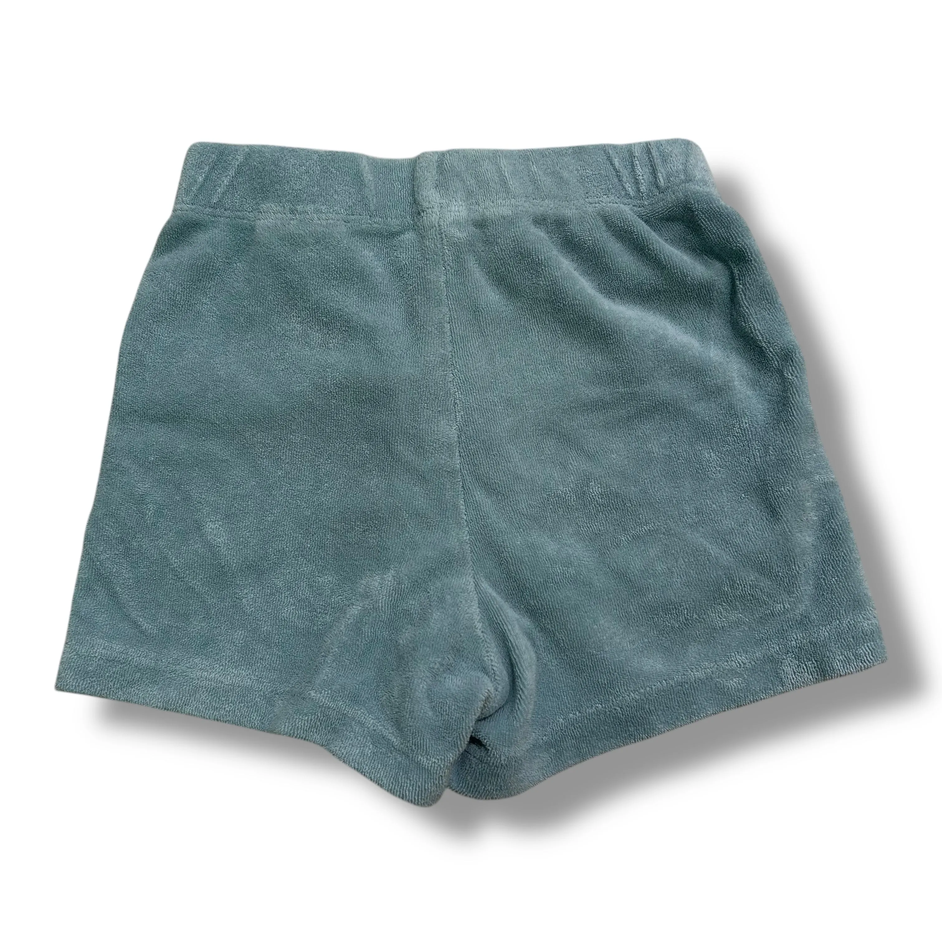 Boys H&M Size 3T Sage Terry Fabric Elastic Band Shorts