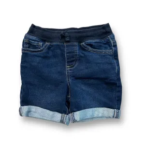 Boys Jumping Beans Size 2T Denim Elastic Waist Cuffed Shorts