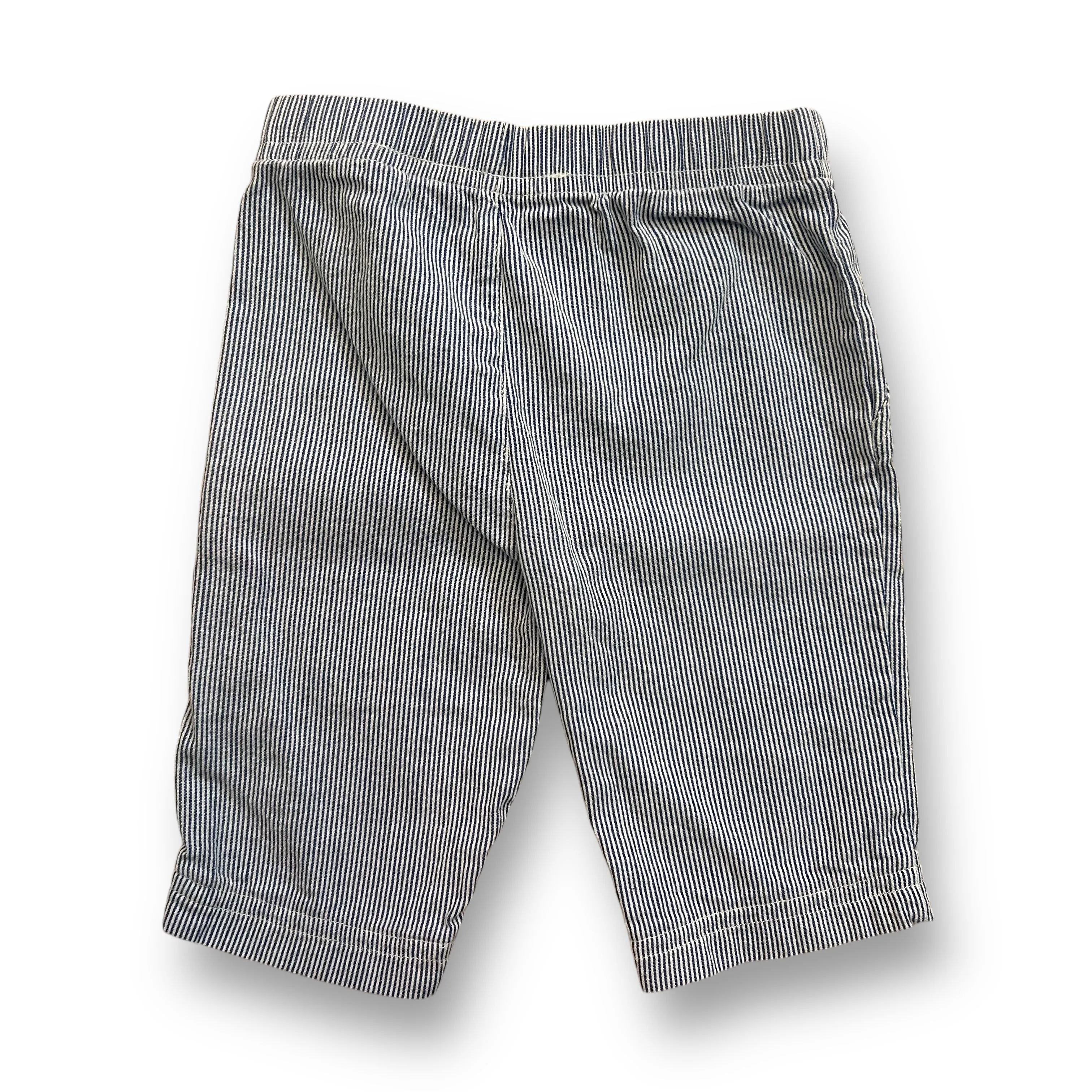 Boys Koala Baby Boutique Size 3 Months Baby Blue Pinstripe Pants