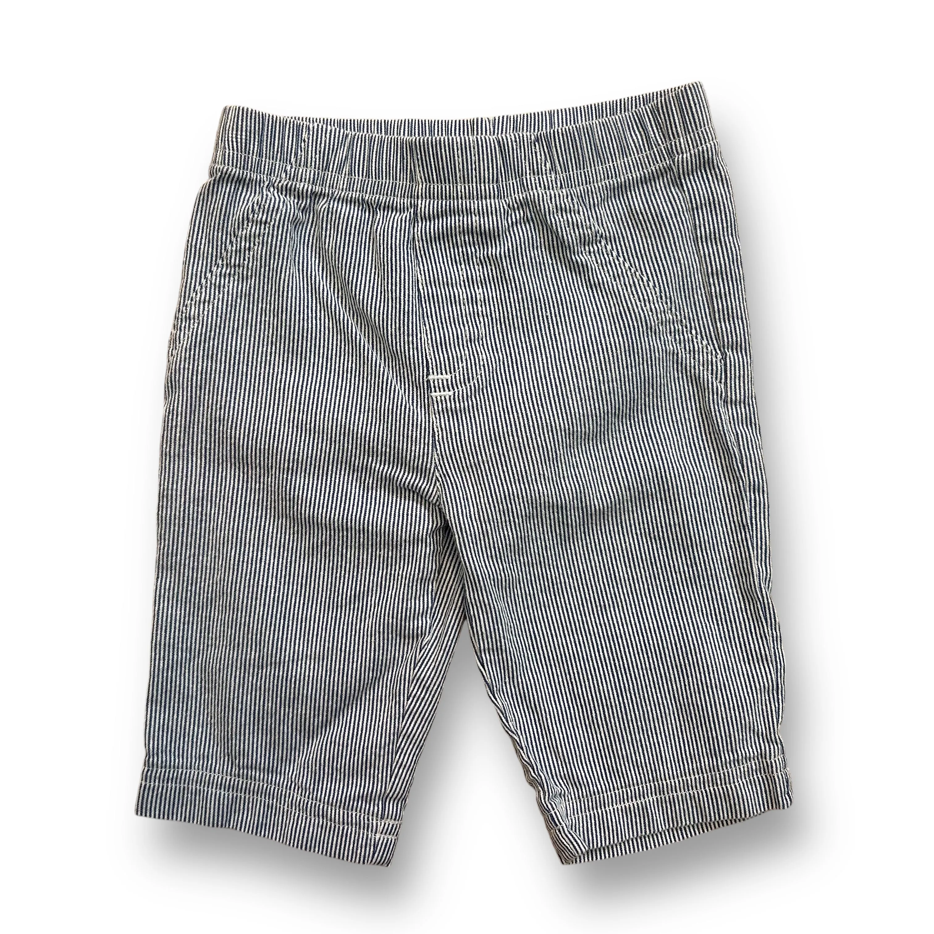 Boys Koala Baby Boutique Size 3 Months Baby Blue Pinstripe Pants