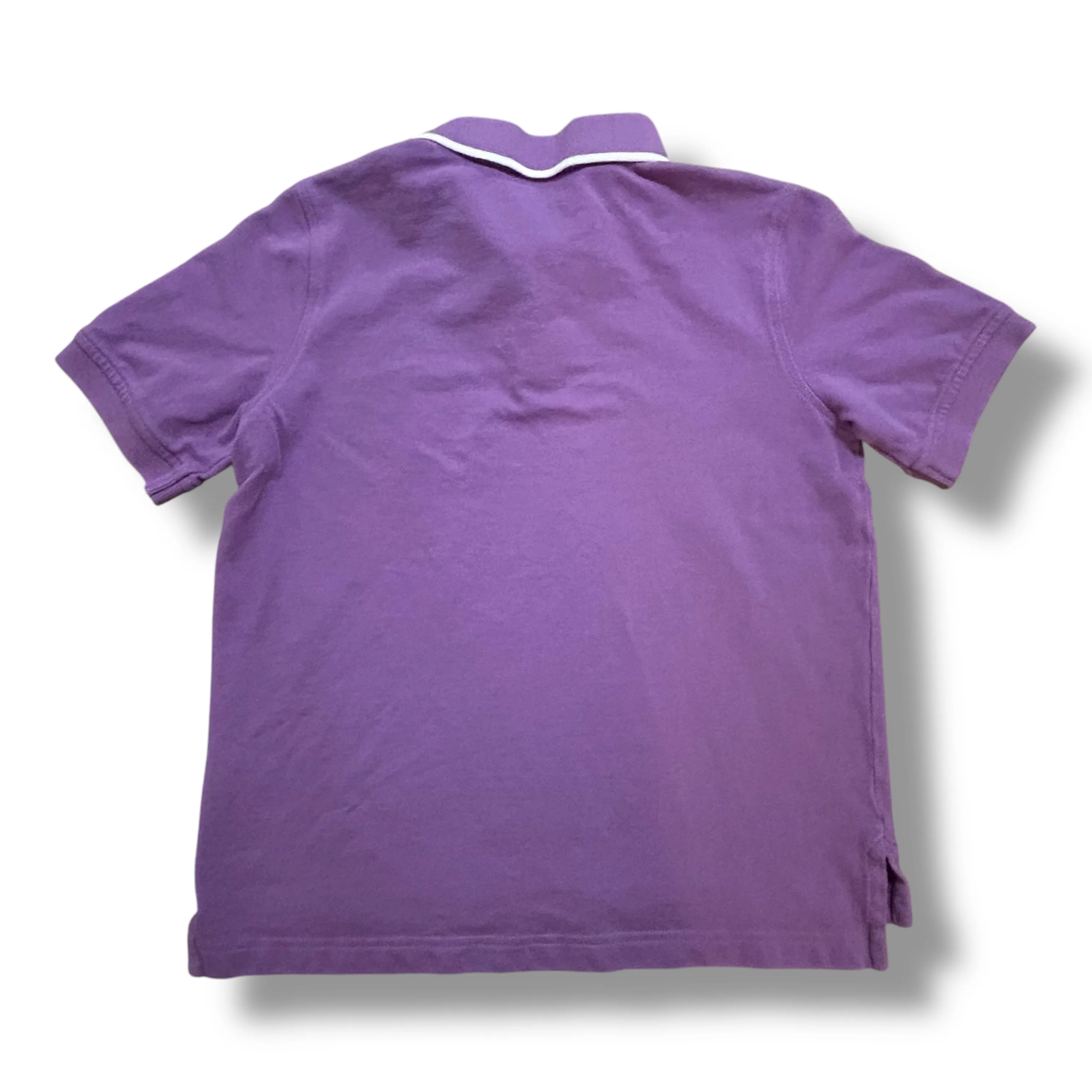Boys Lands End Kids Size 10/12 YMD Short Sleeve Polo Shirt