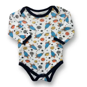 Boys Luvable Friends Size 3-6 Months Outerspace Print Bodysuit