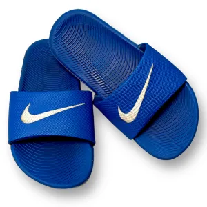 Boys Nike Size 13 Royal Blue Slide Sandals