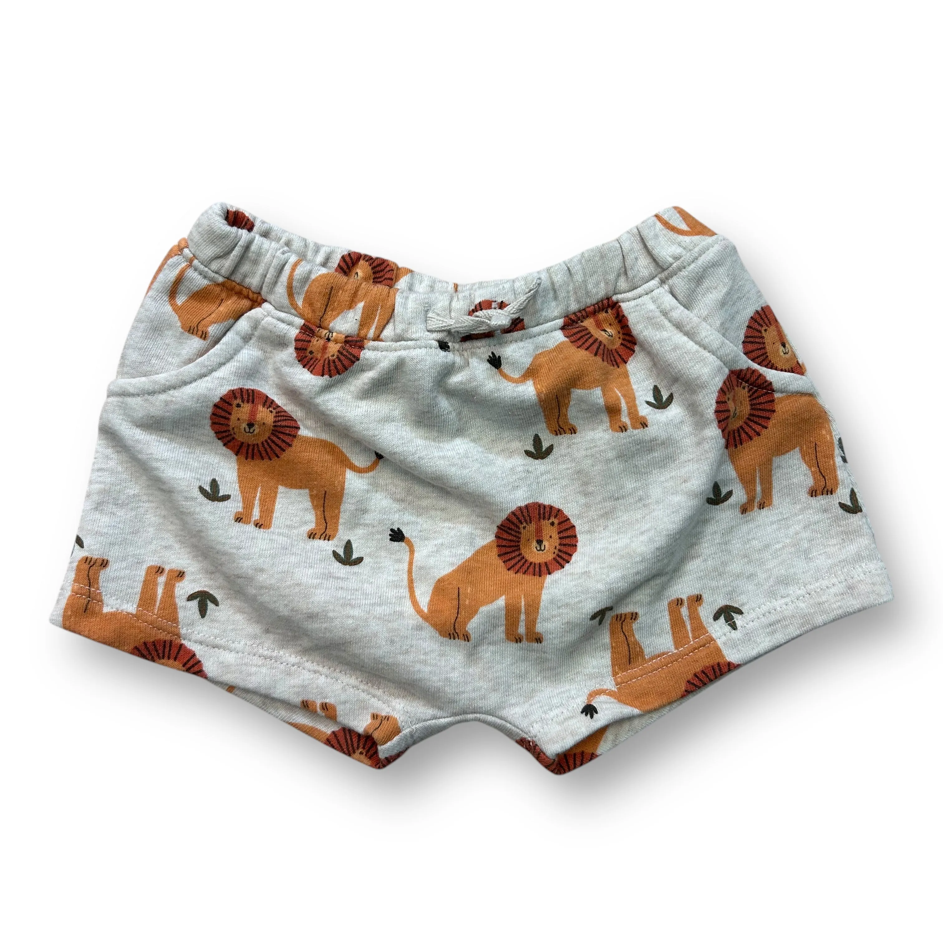 Boys Old Navy Size 12-18 Months Beige Safari Pull-On Shorts
