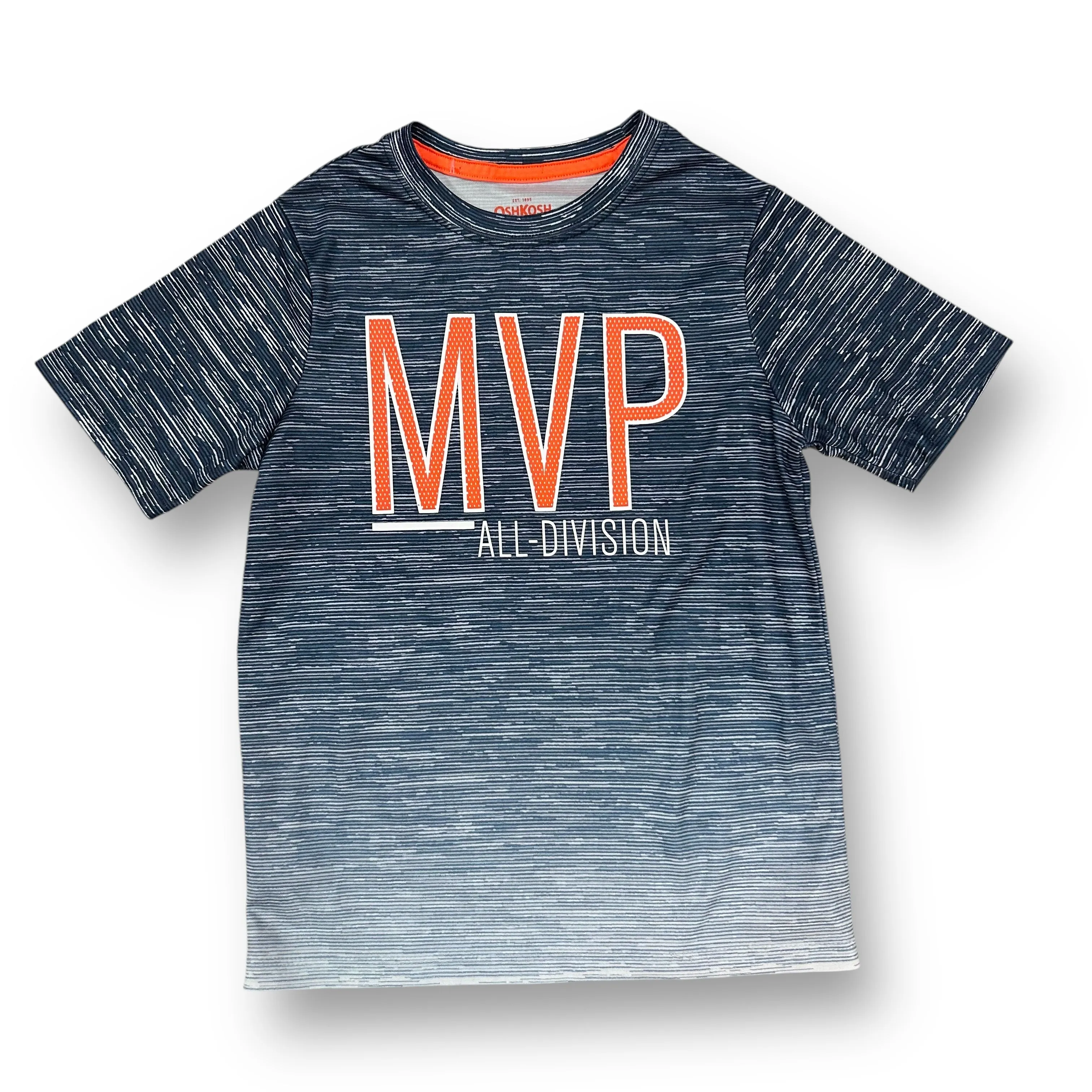 Boys OshKosh Size 8 Blue MVP Athleticwear Short Sleeve Shirt