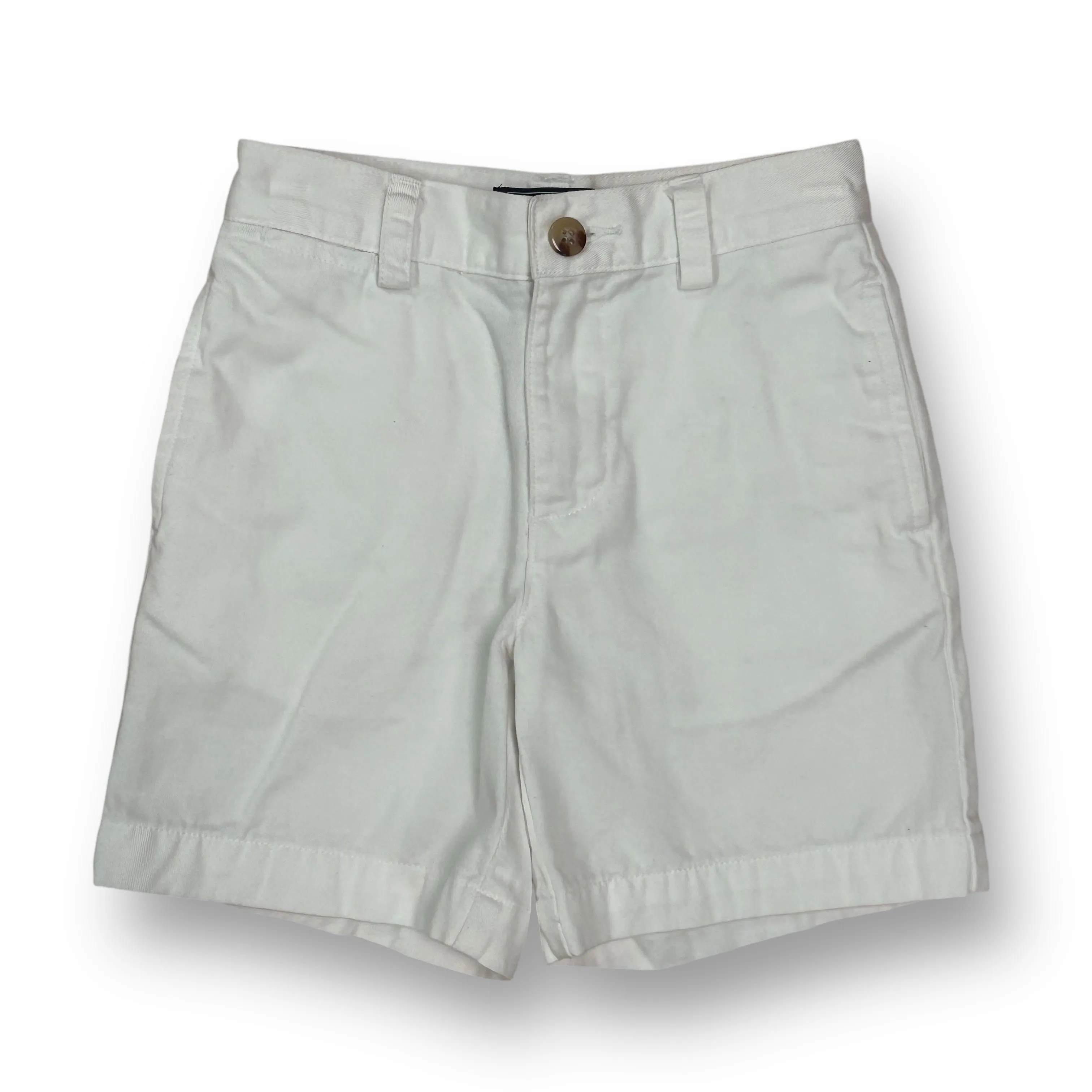 Boys Polo Size 2T White Khaki Shorts