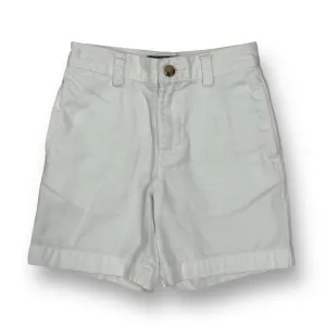Boys Polo Size 2T White Khaki Shorts