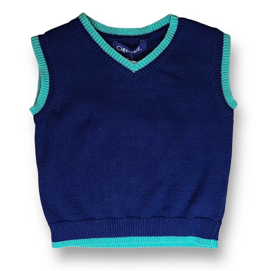 Boys Size 12 Months 4Pc Outfit Set: Button Down Shirt, 2 Pants, and Sweater Vest