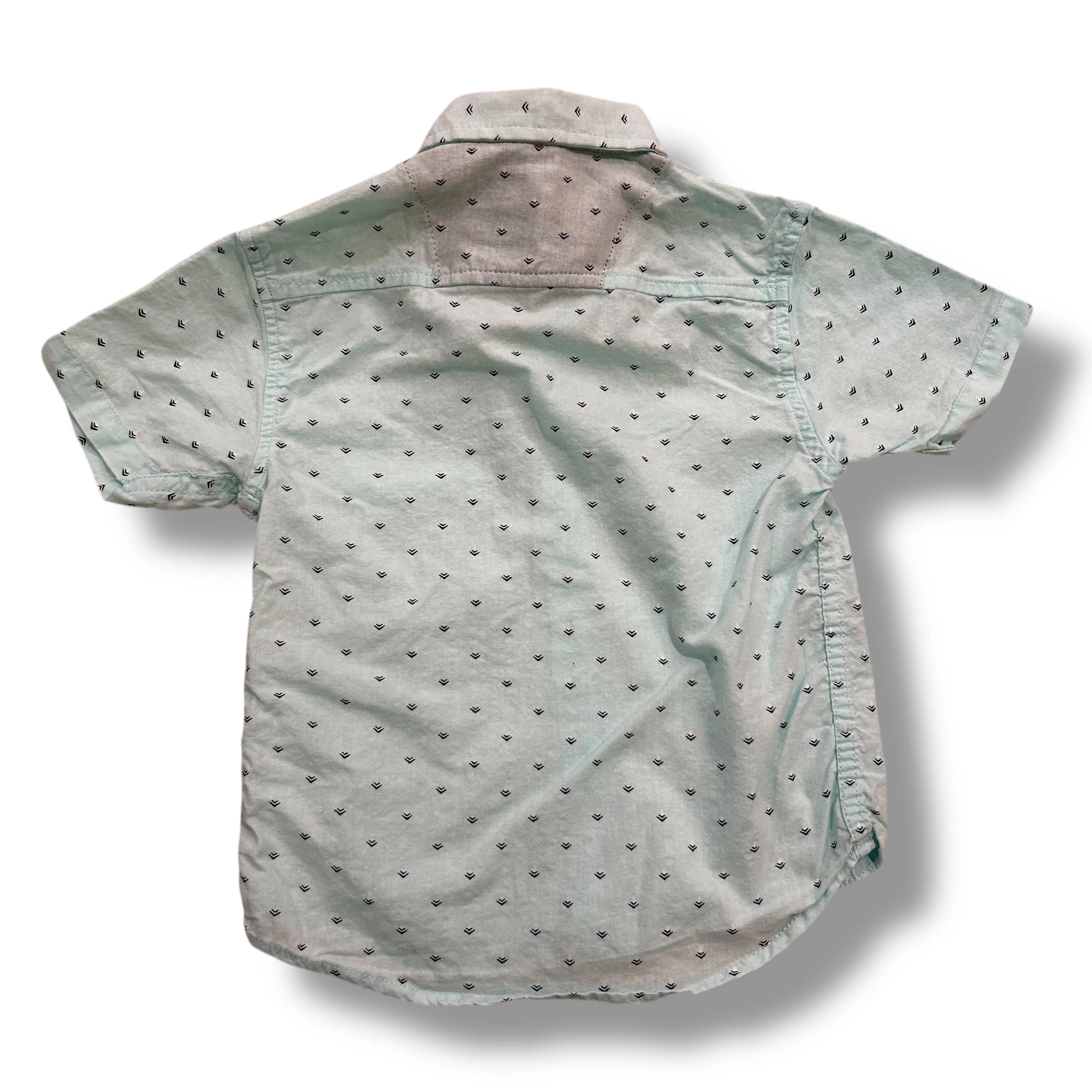 Boys Size 3T Dress Shirt Craft   Flow Button Up Short Sleeve Top
