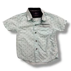 Boys Size 3T Dress Shirt Craft   Flow Button Up Short Sleeve Top