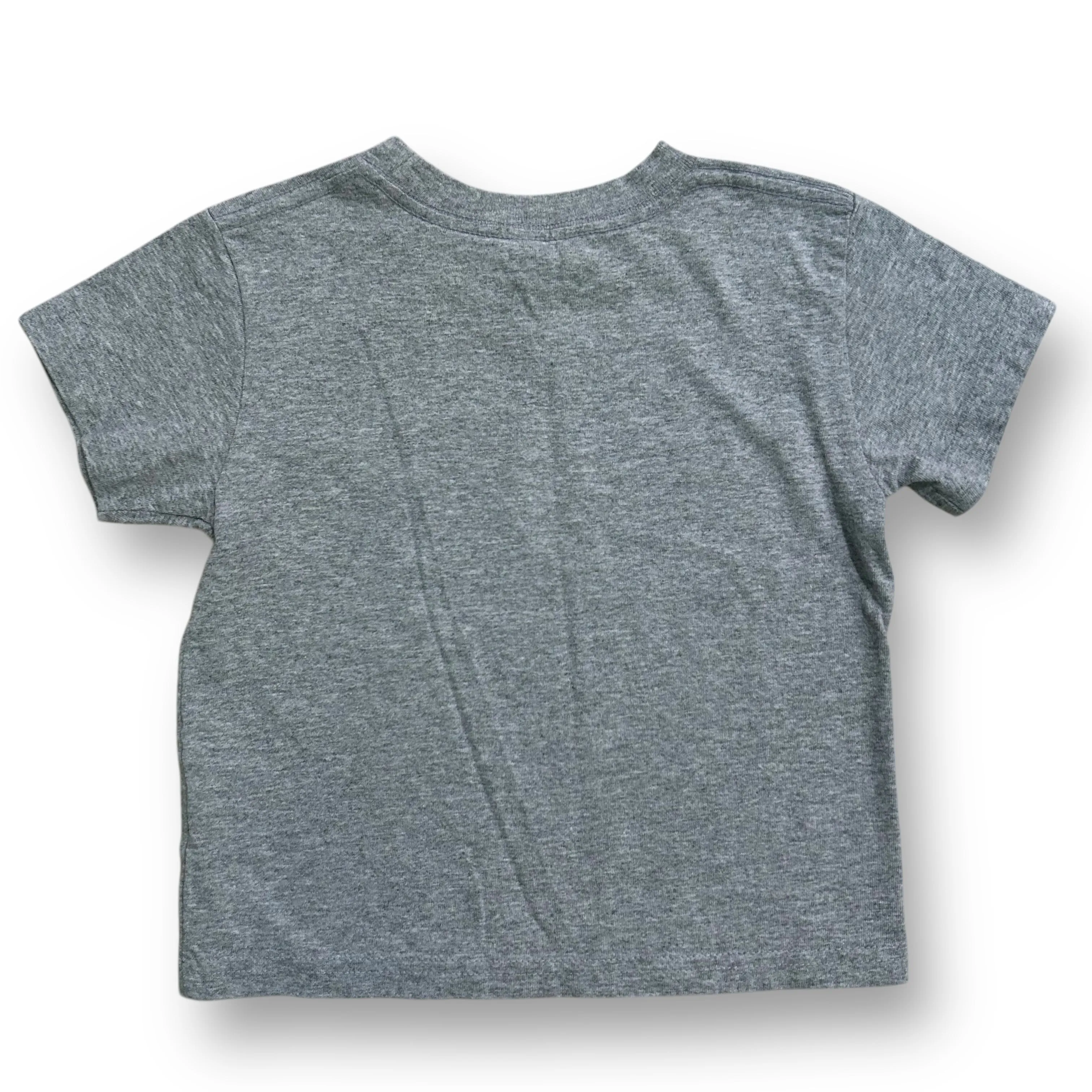 Boys Size 4 Light Gray Short Sleeve Biggie T-Shirt