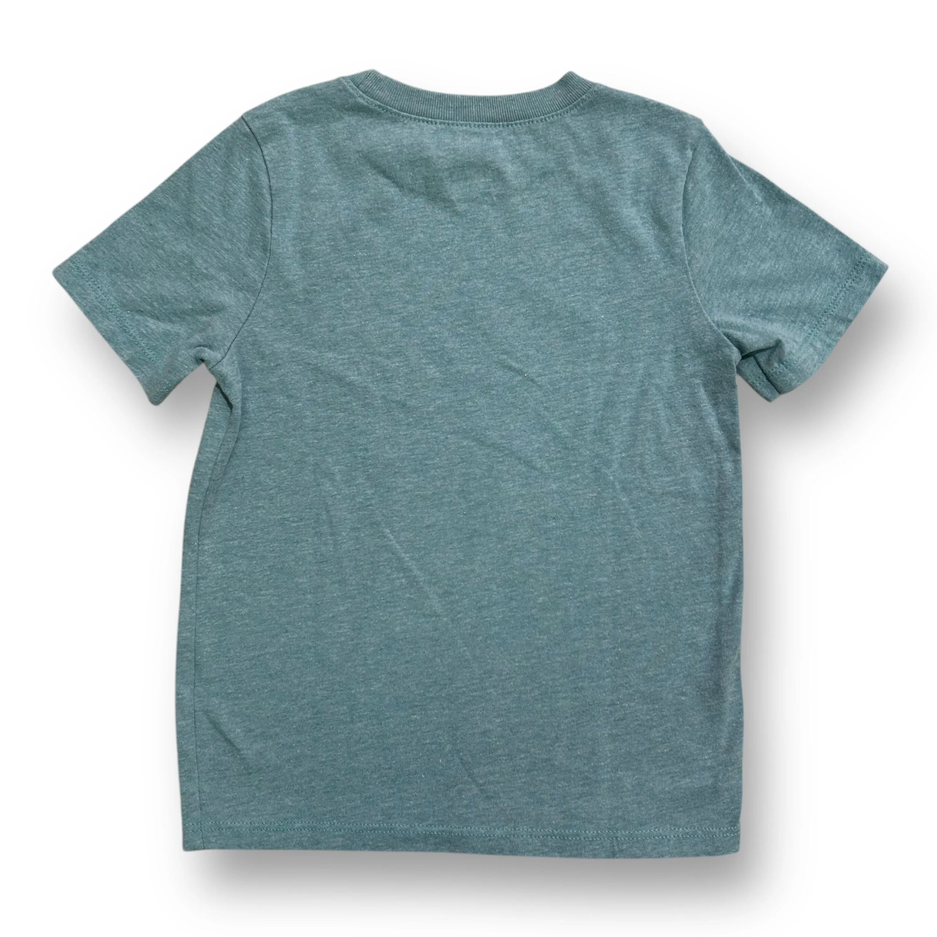 Boys Size 4T Aqua Blue Keep On Rolling Short Sleeve Tee